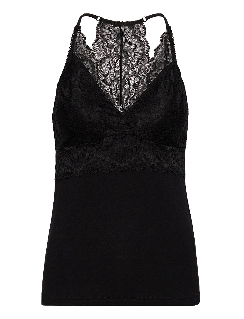 Rosemunde - Viscose top - Ärmellose tops - black - 0