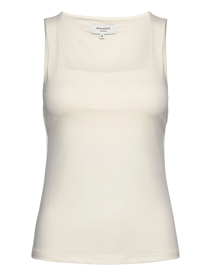 Rosemunde - RWBillie SL Square Top - Ärmellose tops - ivory - 0