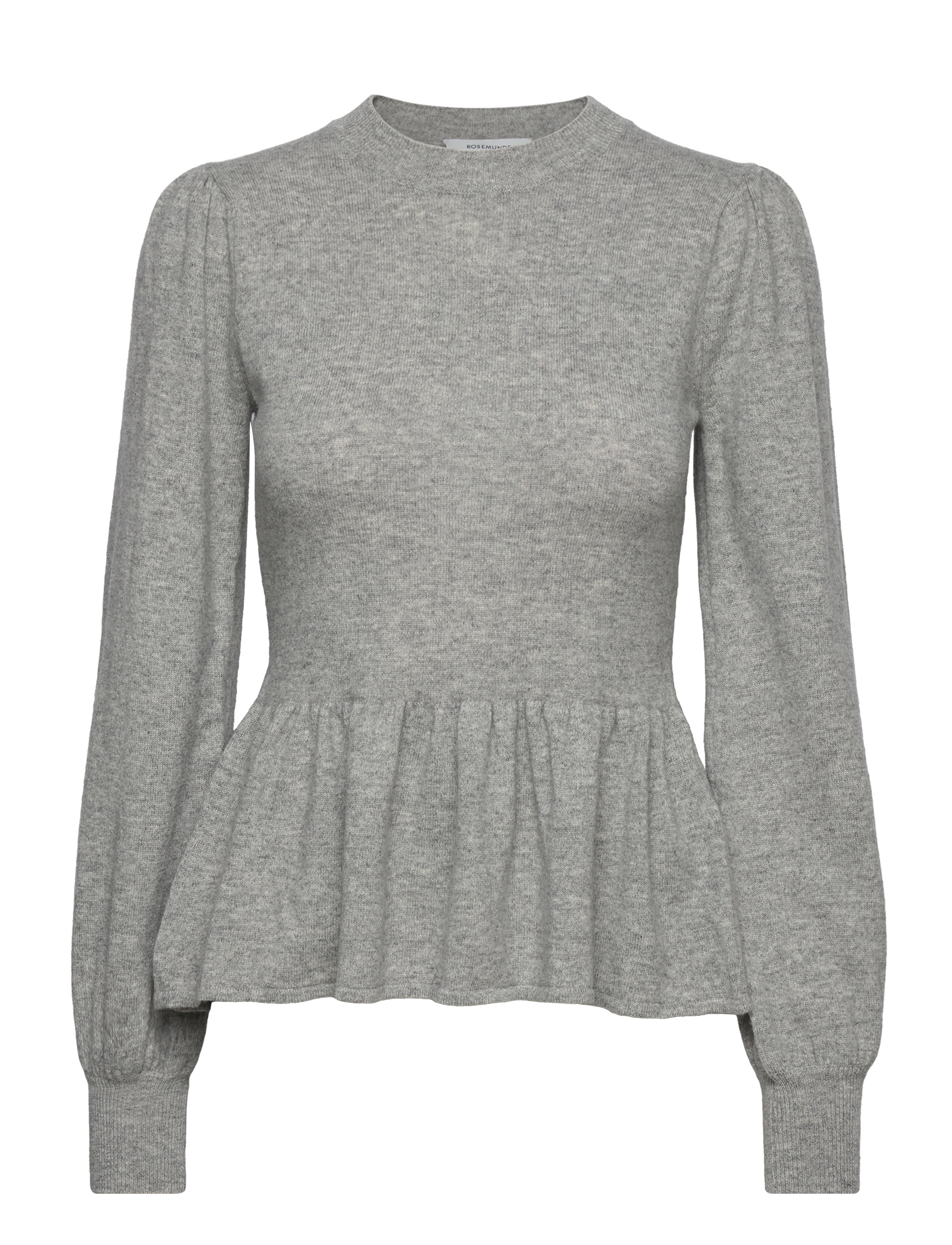Wool & cashmere pullover - LIGHT GREY MELANGE