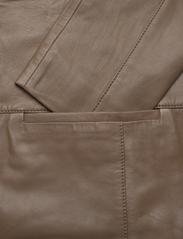 Rosemunde - Leather jacket - kevättakit - dark portobello brown - 3