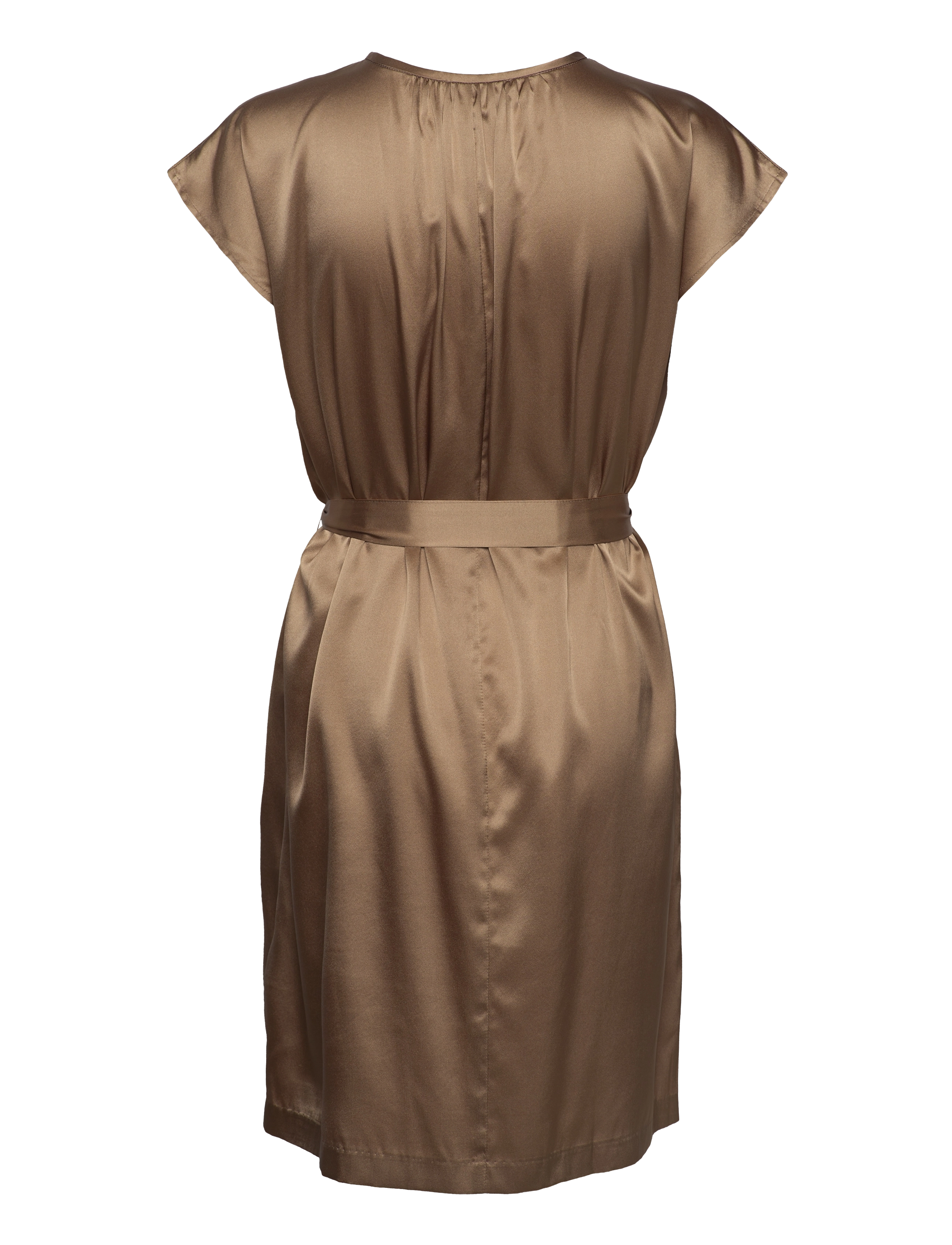 Rosemunde - Silk dress - portobello brown - 1