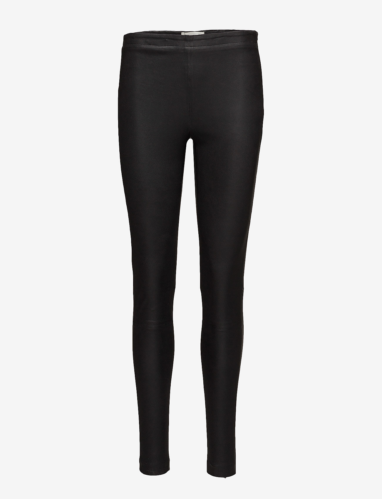Rosemunde - Leather trousers - spodnie skórzane - black - 0