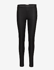 Rosemunde - Leather trousers - trousers with skinny legs - black - 0