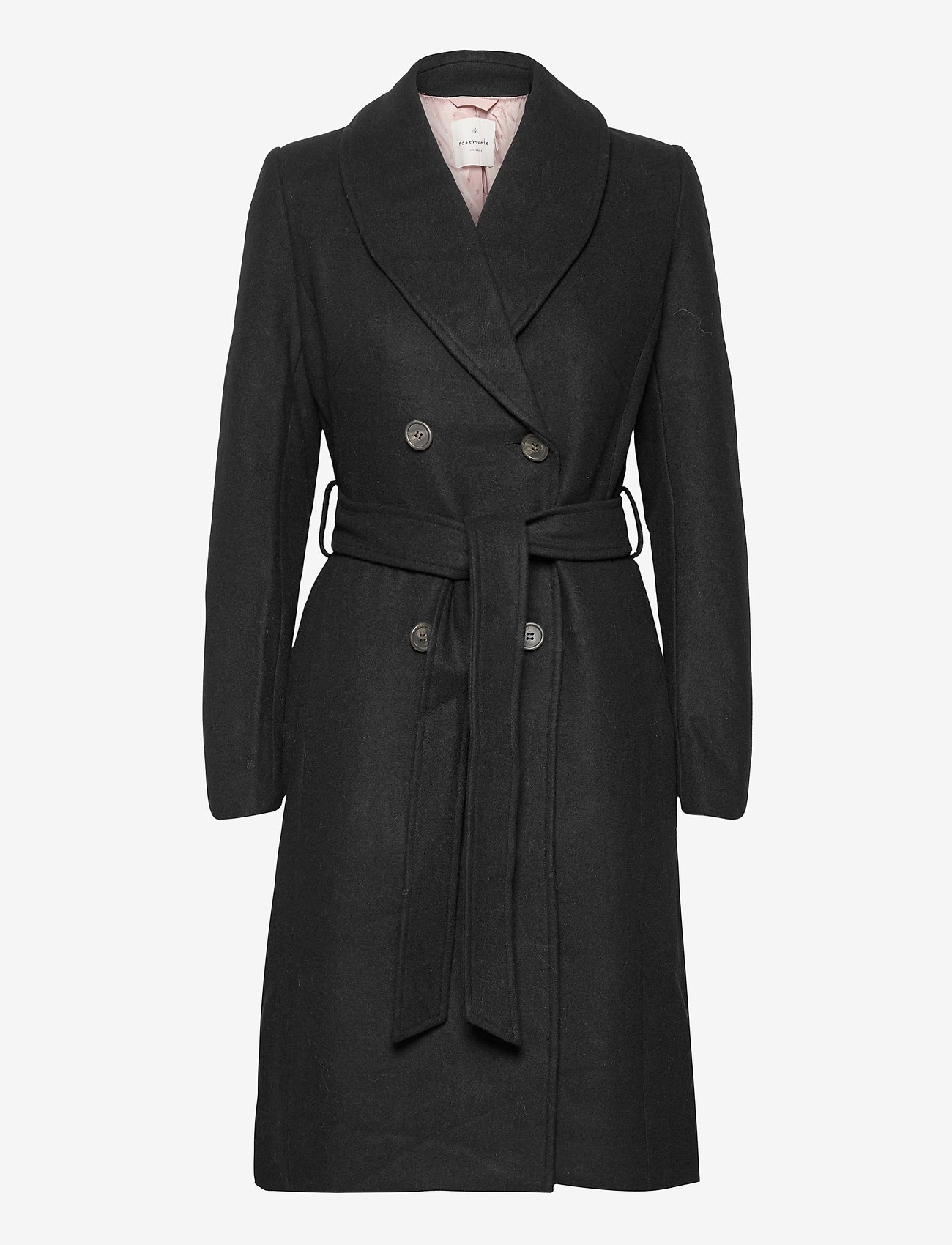 Rosemunde - Coat ls - black - 0