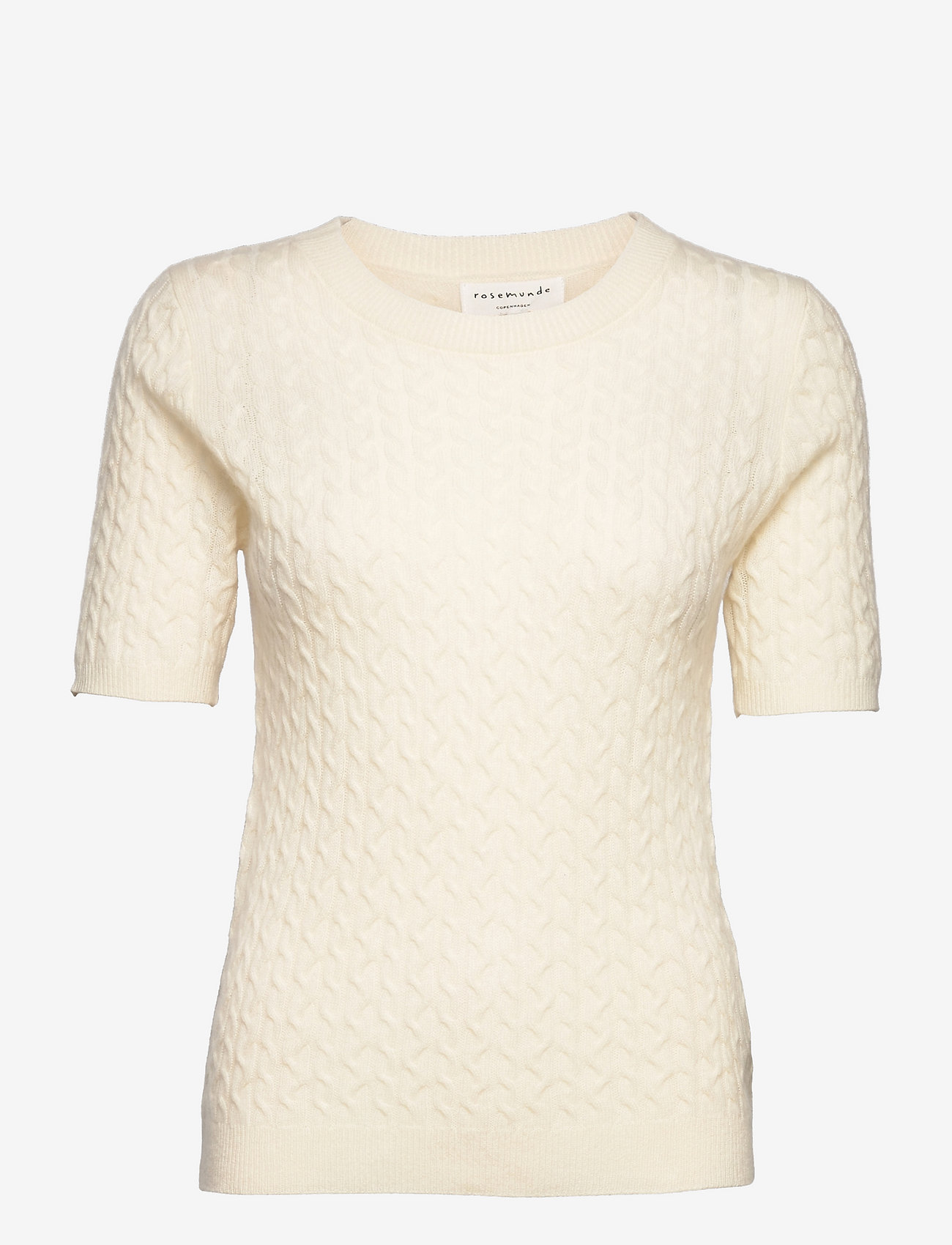 Wool & cashmere pullover ss - IVORY