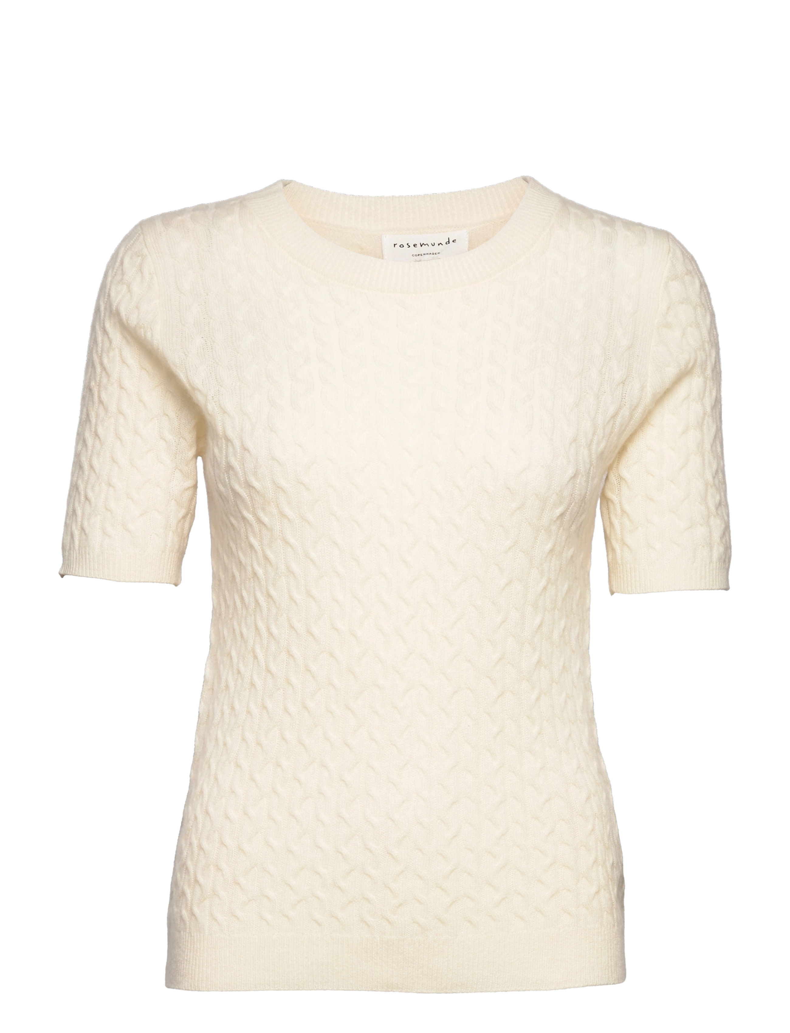 Rosemunde - Wool & cashmere pullover ss - ivory - 0