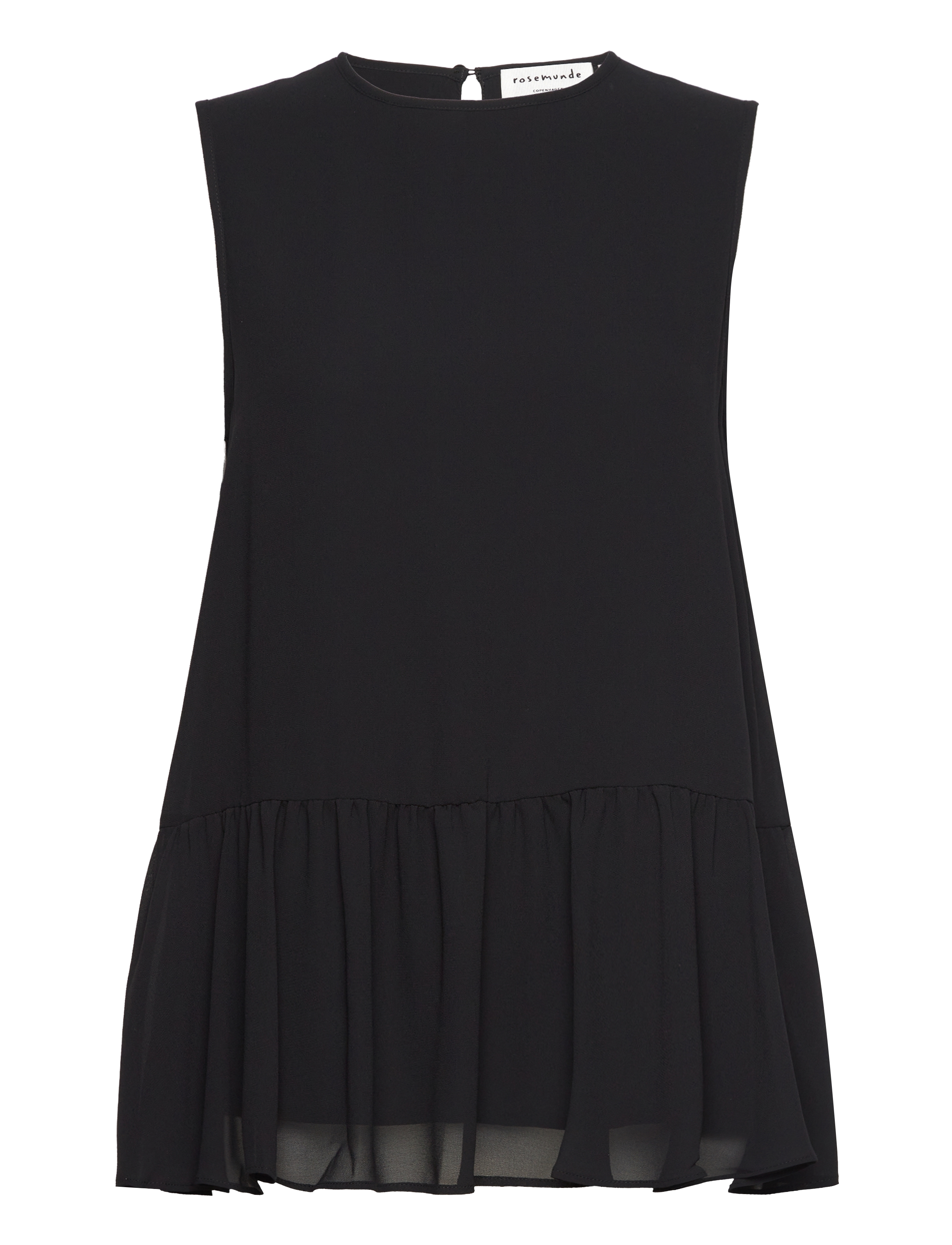 Rosemunde - Recycle polyester top - black - 0