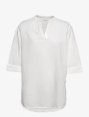 Rosemunde - Organic linen/cotton tunic 3/4 s - tunieken - new white - 0