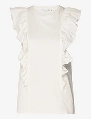 Rosemunde - Organic top - sleeveless blouses - new white - 0