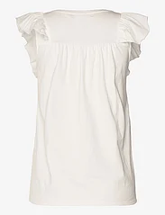 Rosemunde - Organic top - sleeveless blouses - new white - 1