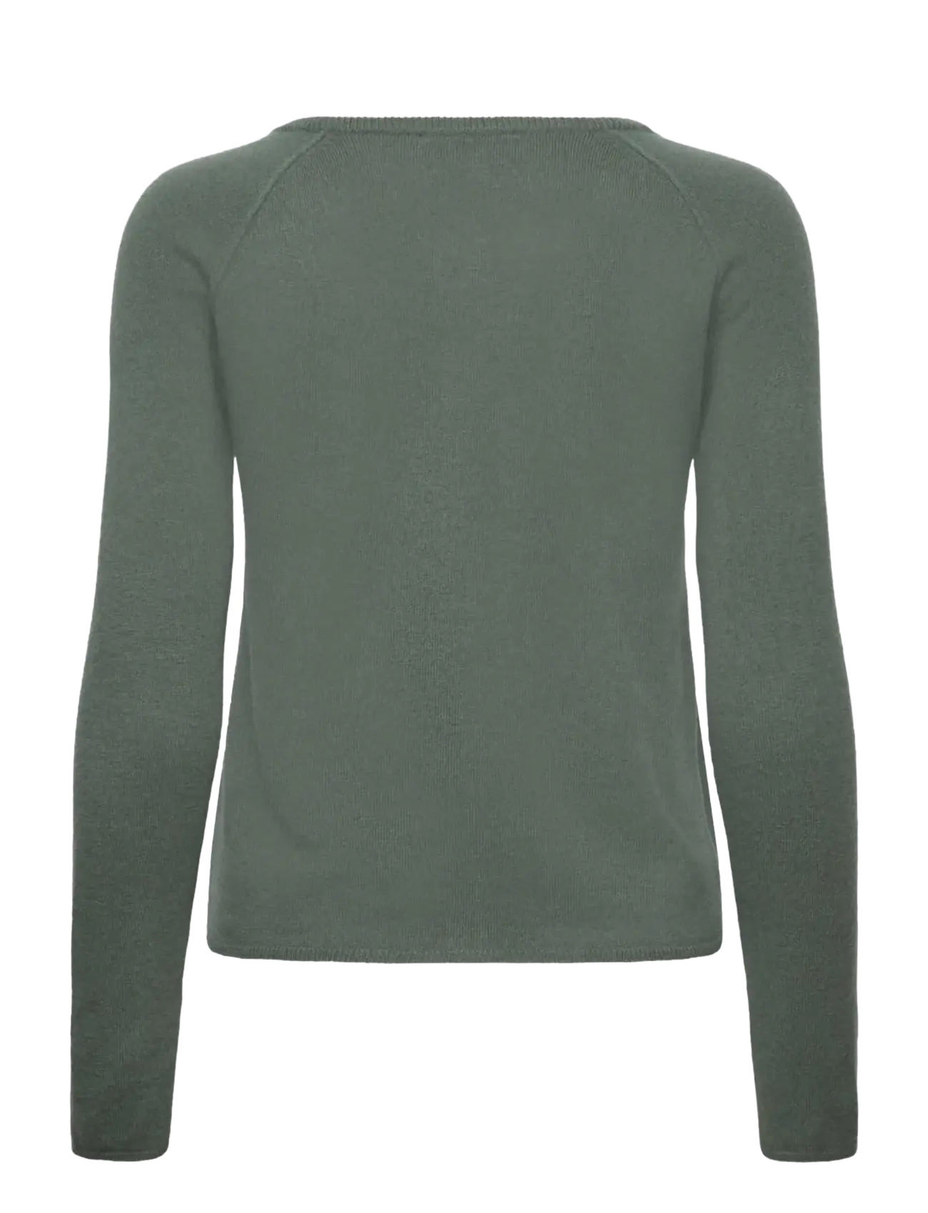 Rosemunde - RWLaica Cashmere LS O-neck Raglan Cardigan - kaschmir - balsam green - 2