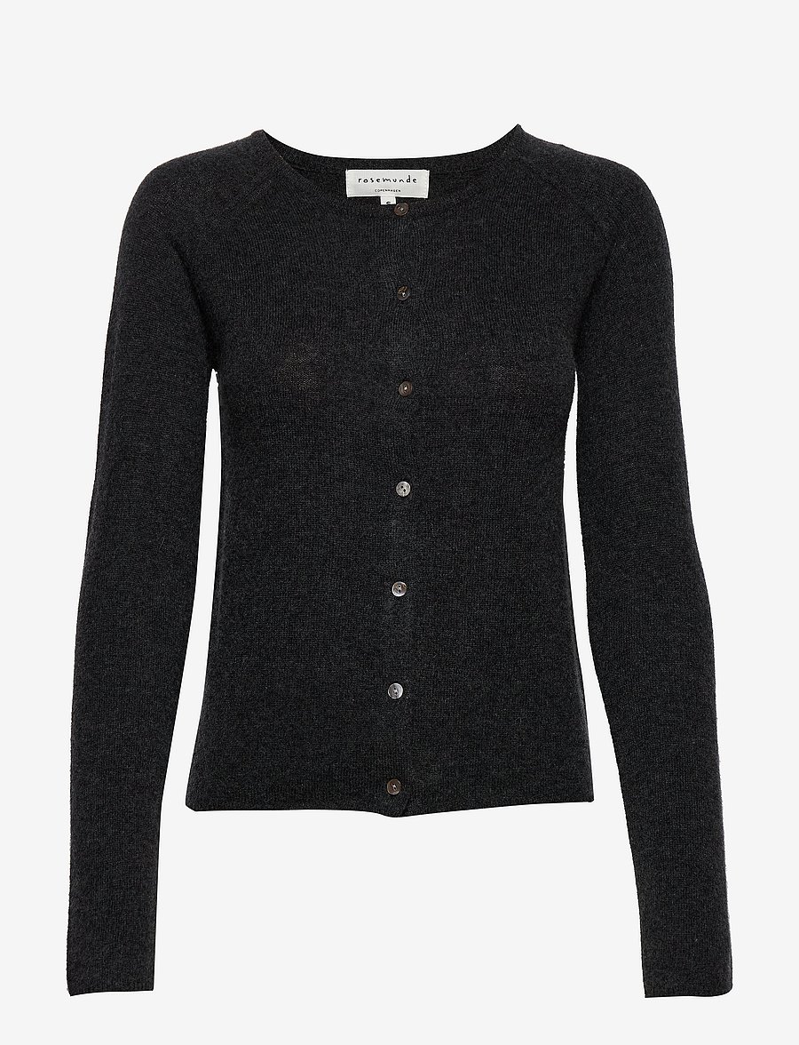 Rosemunde - RWLaica Cashmere LS O-neck Raglan C - kaschmir - dark grey melange - 0
