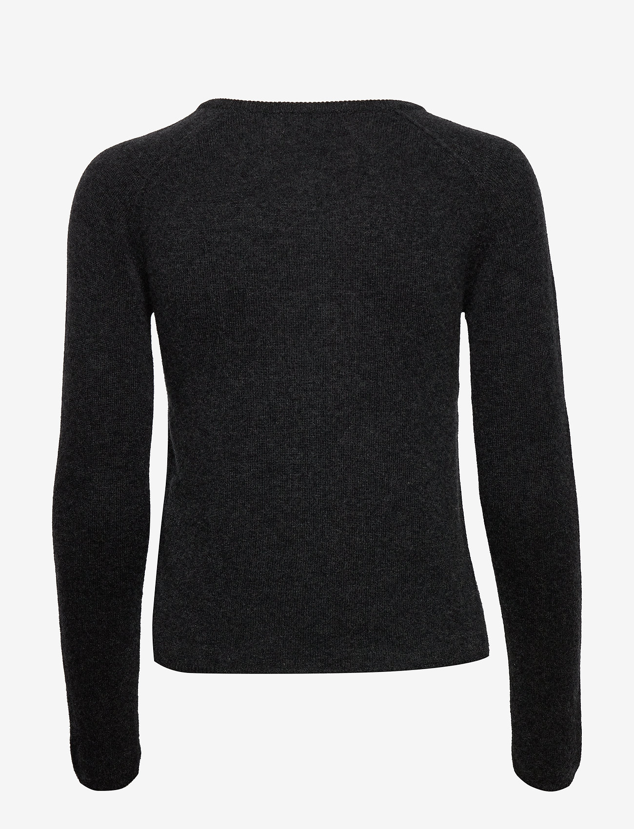 Rosemunde - RWLaica Cashmere LS O-neck Raglan C - efterårstøj - dark grey melange - 1