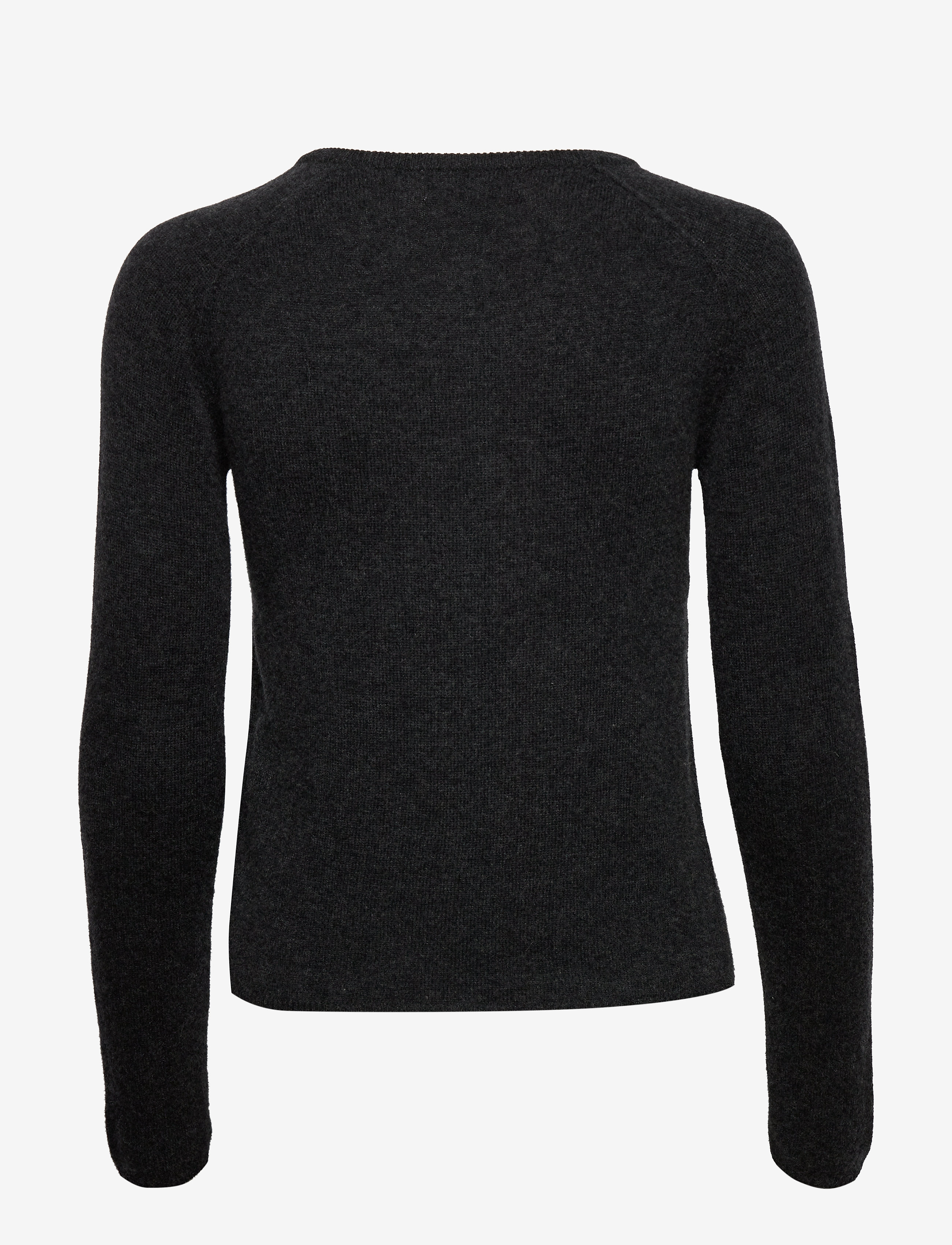 Rosemunde - RWLaica Cashmere LS O-neck Raglan C - kashmir - dark grey melange - 1