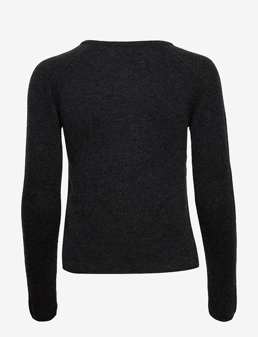 Rosemunde - RWLaica Cashmere LS O-neck Raglan C - kaschmir - dark grey melange - 1