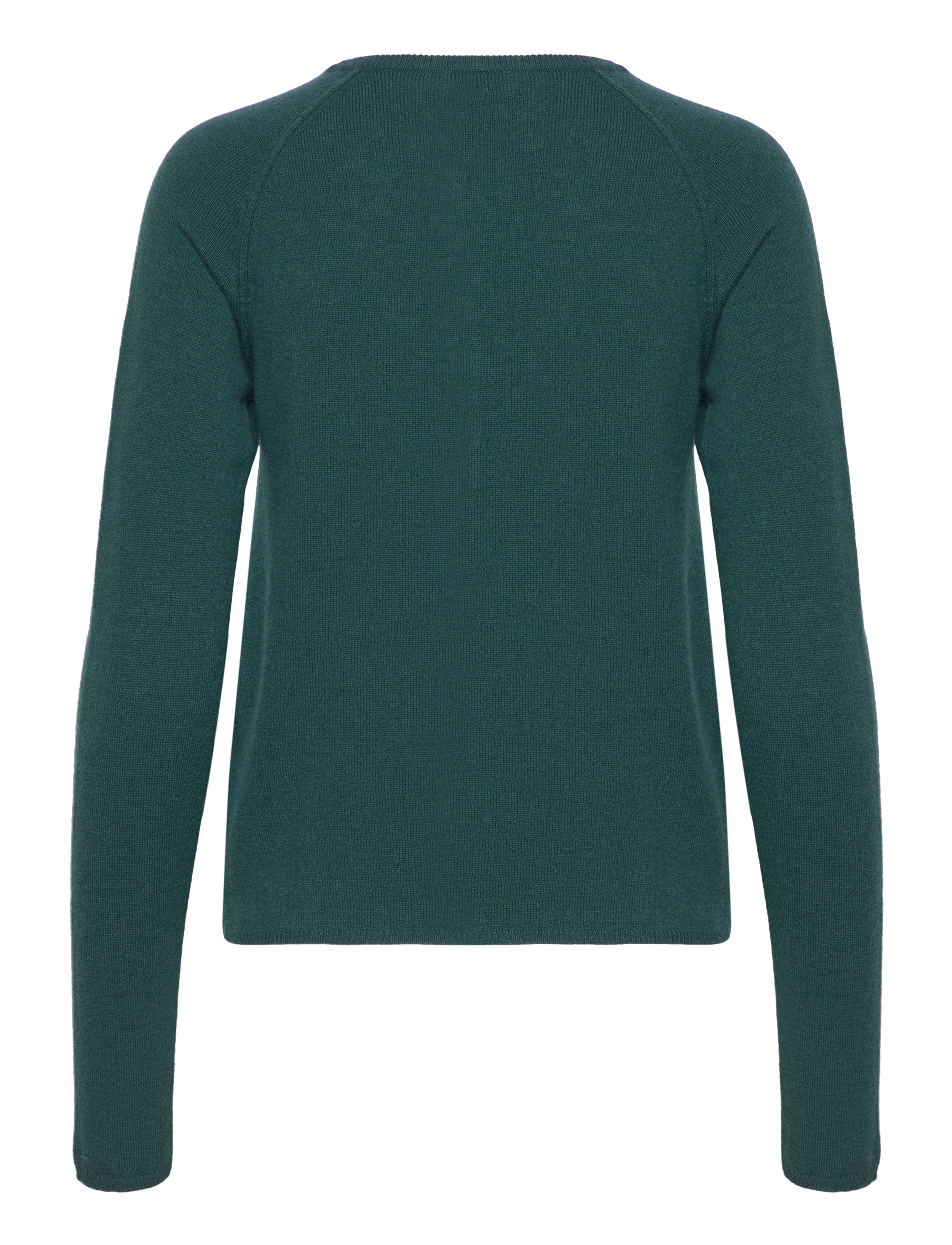 Rosemunde - RWLaica Cashmere LS O-neck Raglan C - cardigans - dark teal - 1