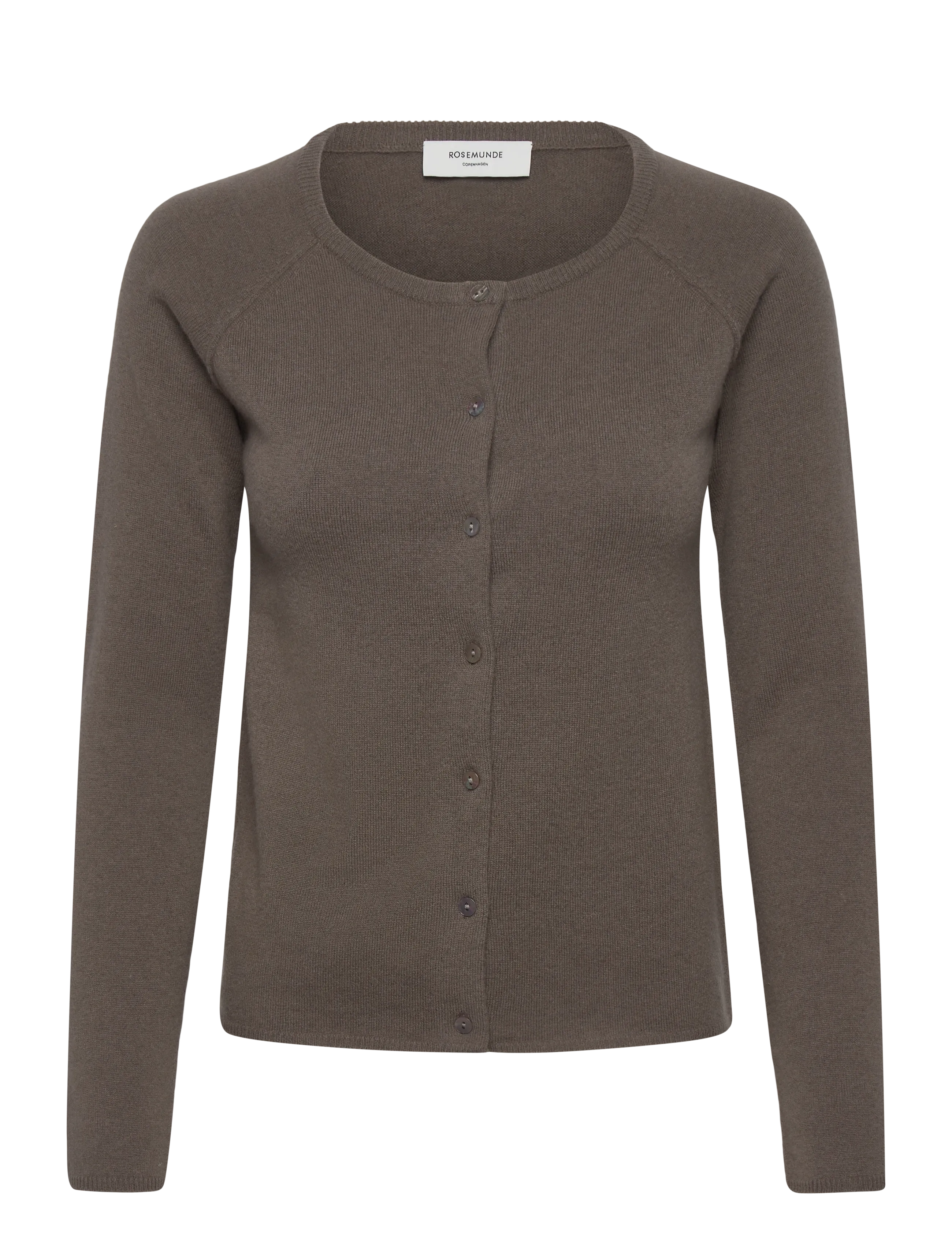 Rosemunde RWLaica LS O-neck Raglan Cardigan - Kleding - FALCON / grey