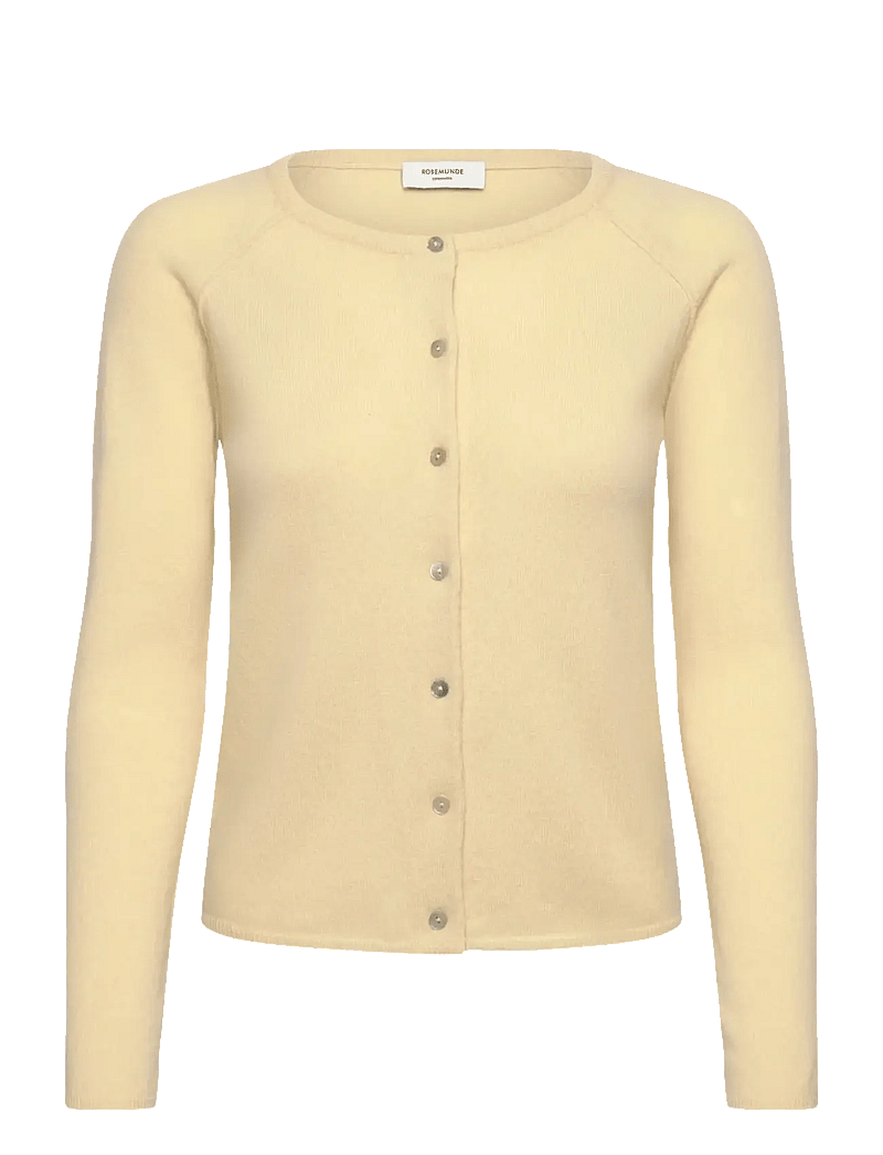Rosemunde - RWLaica Cashmere LS O-neck Raglan Cardigan - kaschmir - flan - 1