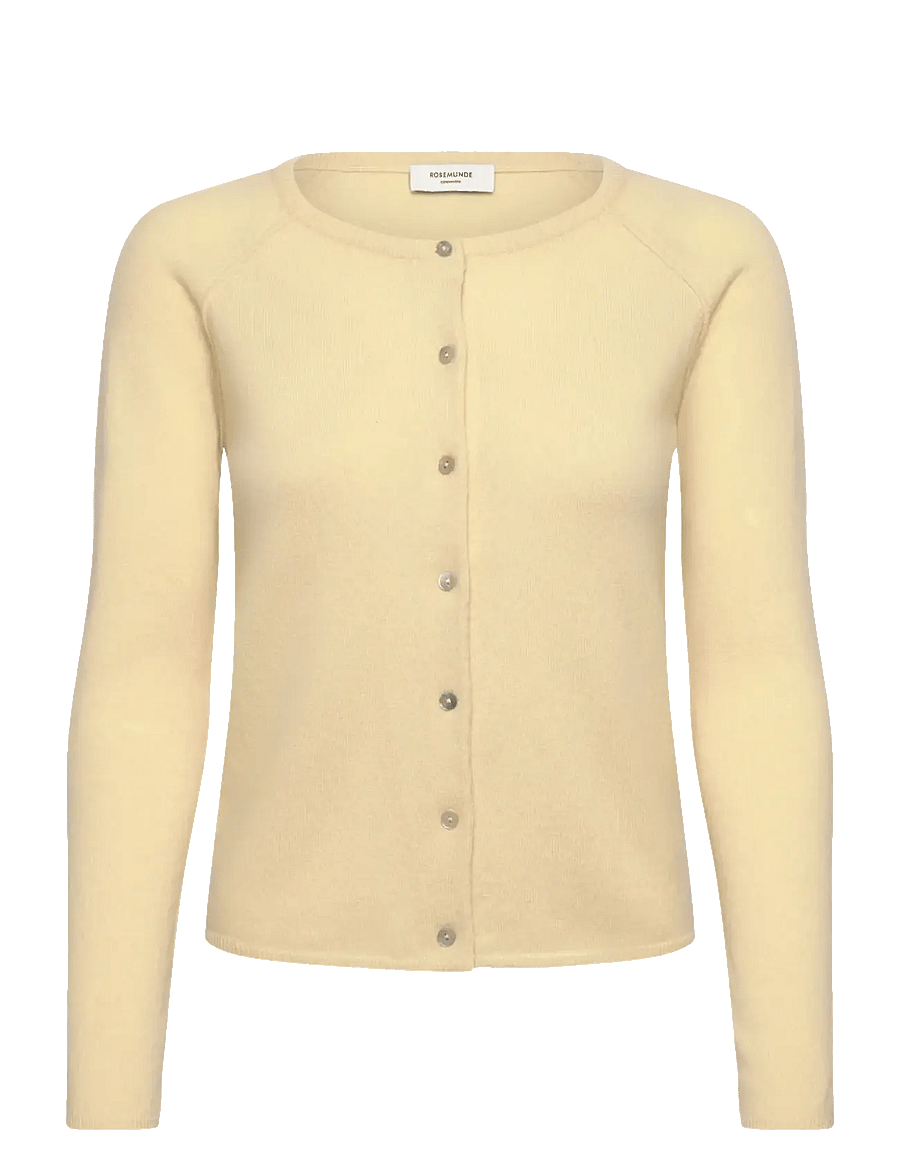 Rosemunde - RWLaica Cashmere LS O-neck Raglan Cardigan - kaschmir - flan - 1
