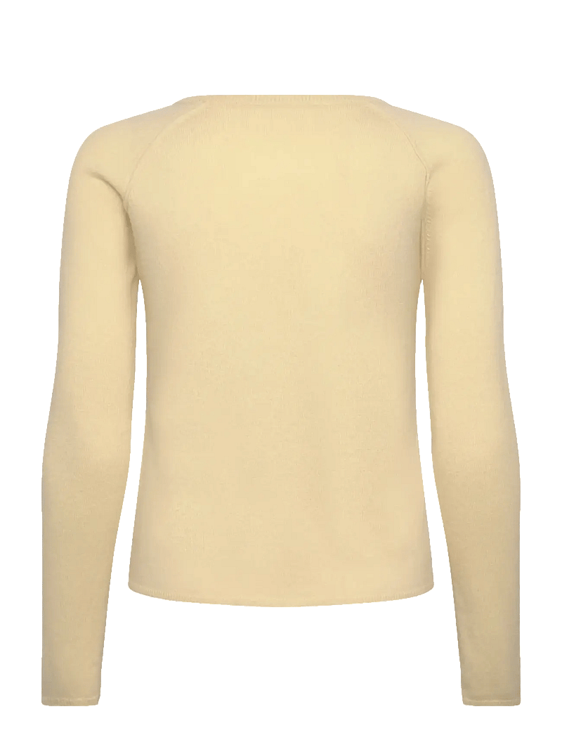 Rosemunde - RWLaica Cashmere LS O-neck Raglan Cardigan - kaschmir - flan - 2
