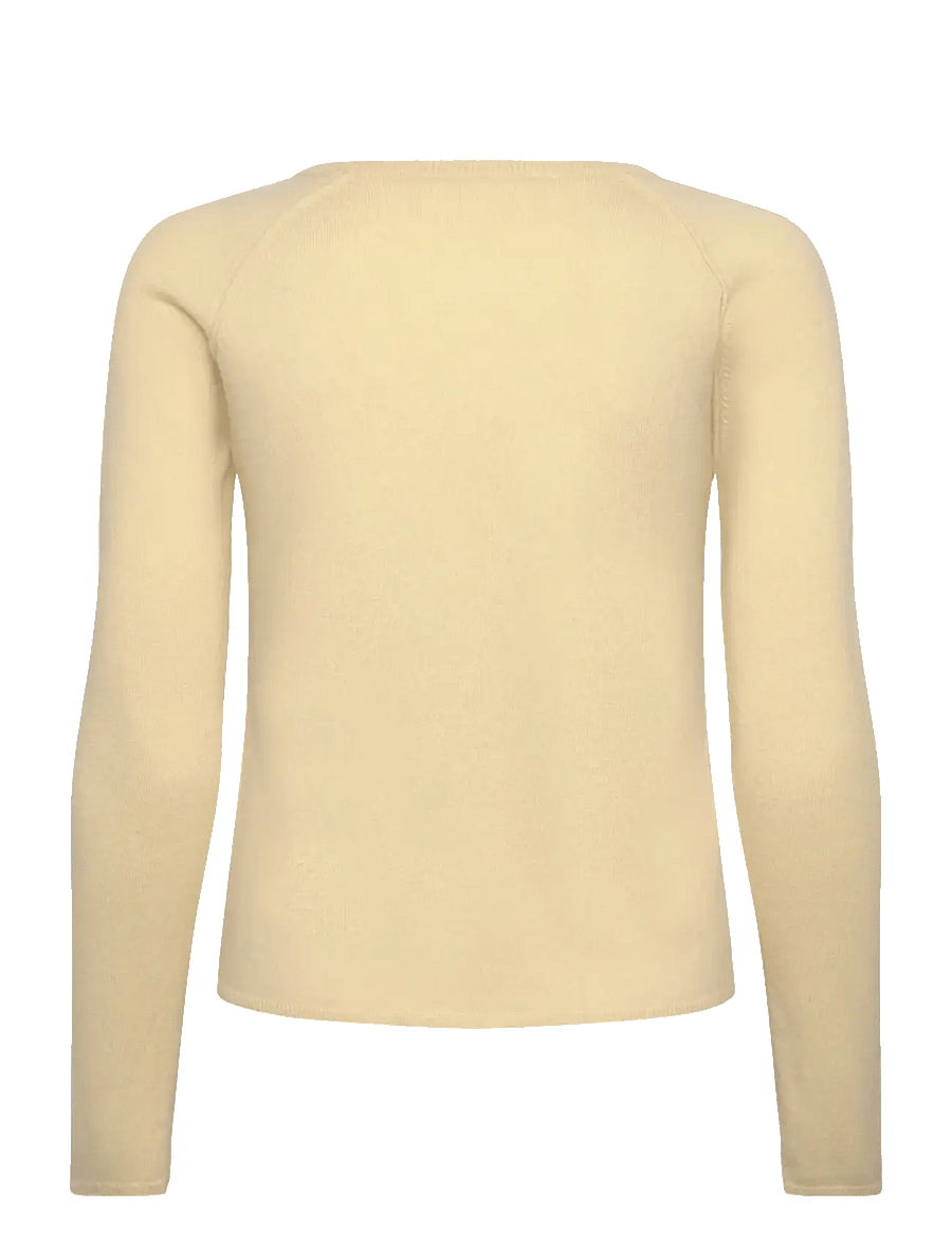 Rosemunde - RWLaica Cashmere LS O-neck Raglan Cardigan - kaschmir - flan - 2