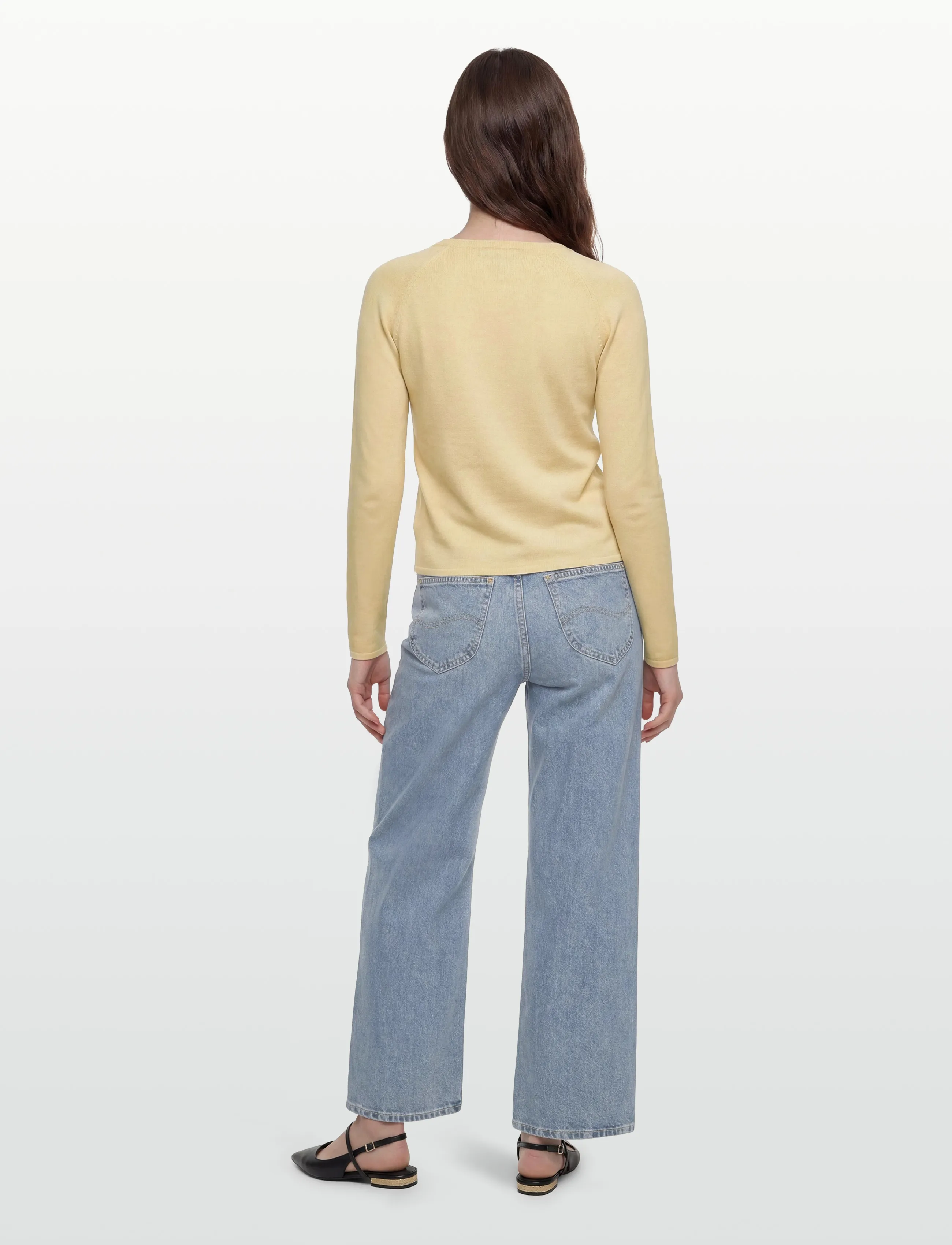 Rosemunde - RWLaica Cashmere LS O-neck Raglan C - kaszmir - flan - 4