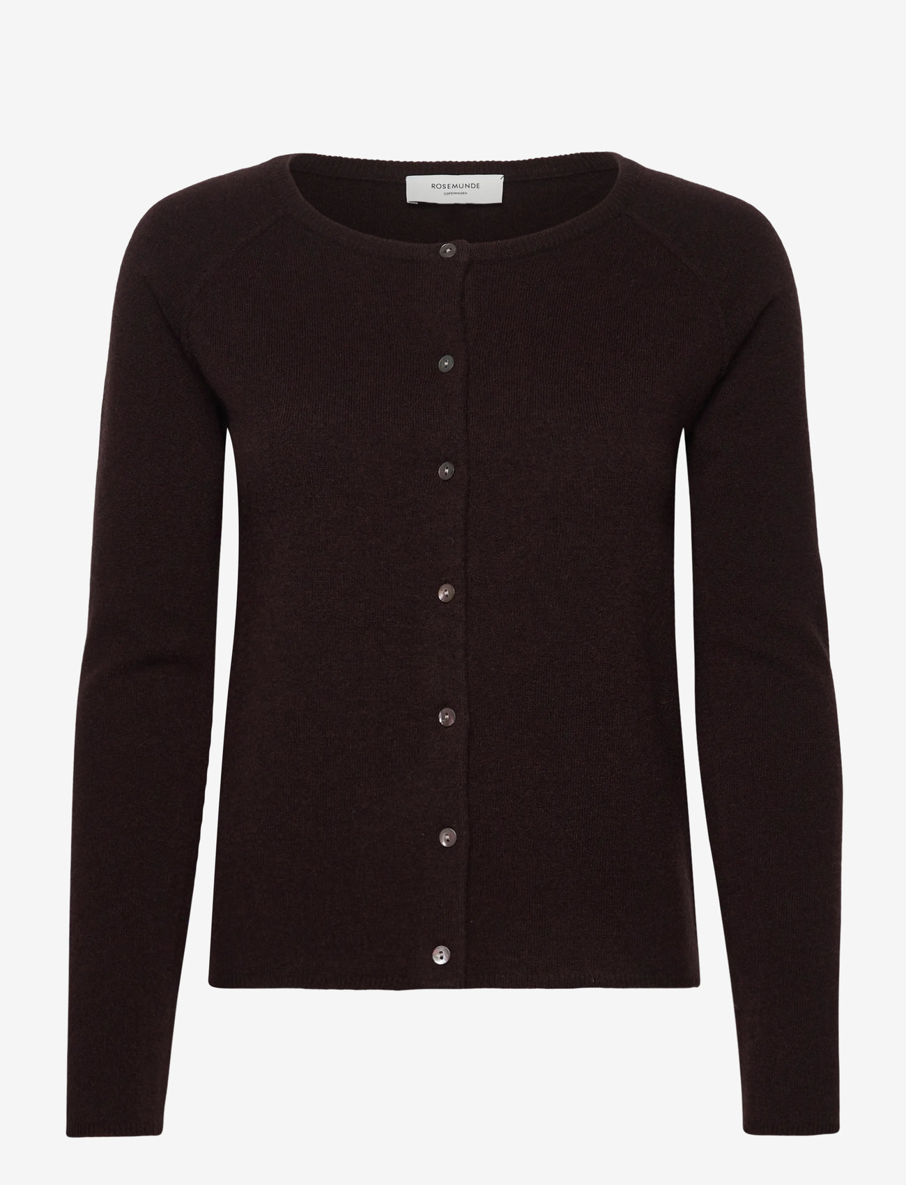 Rosemunde - RWLaica Cashmere LS O-neck Raglan C - cashmere - ganache - 0
