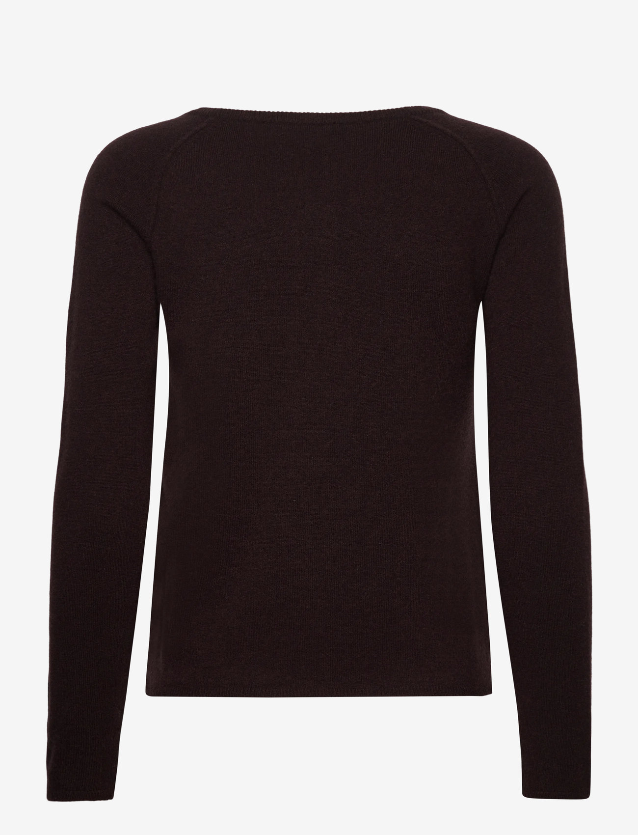 Rosemunde - RWLaica Cashmere LS O-neck Raglan C - cashmere - ganache - 1