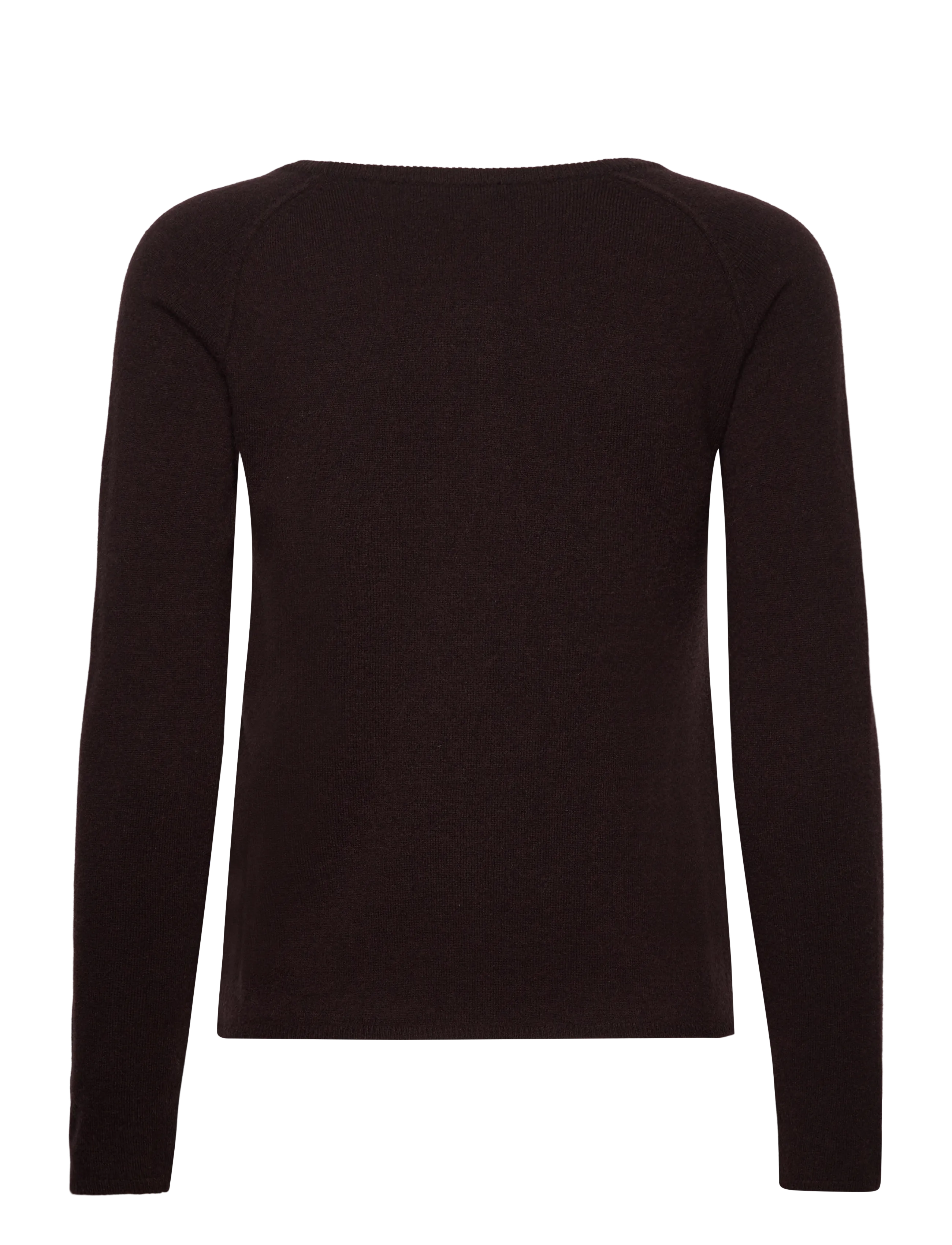 Rosemunde - RWLaica Cashmere LS O-neck Raglan C - cashmere - ganache - 1