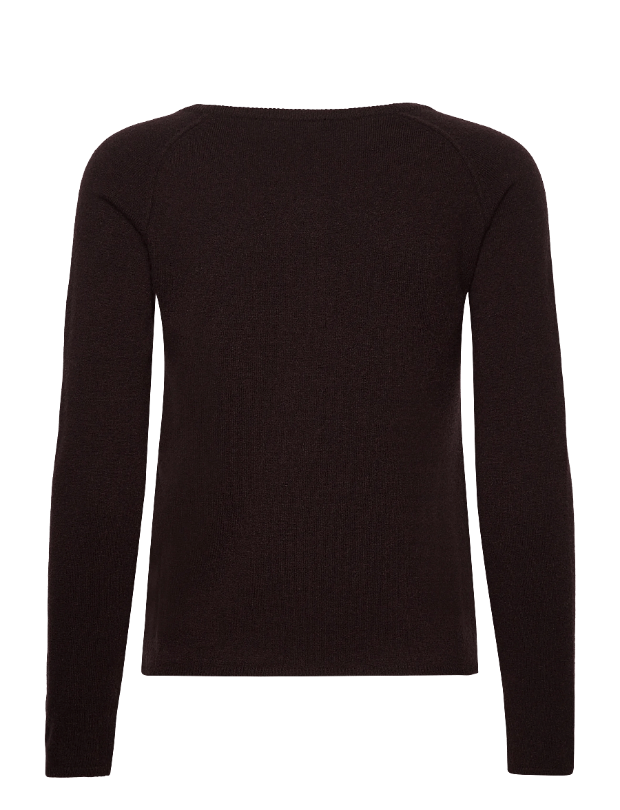 Rosemunde - RWLaica Cashmere LS O-neck Raglan Cardigan - kaschmir - ganache - 2