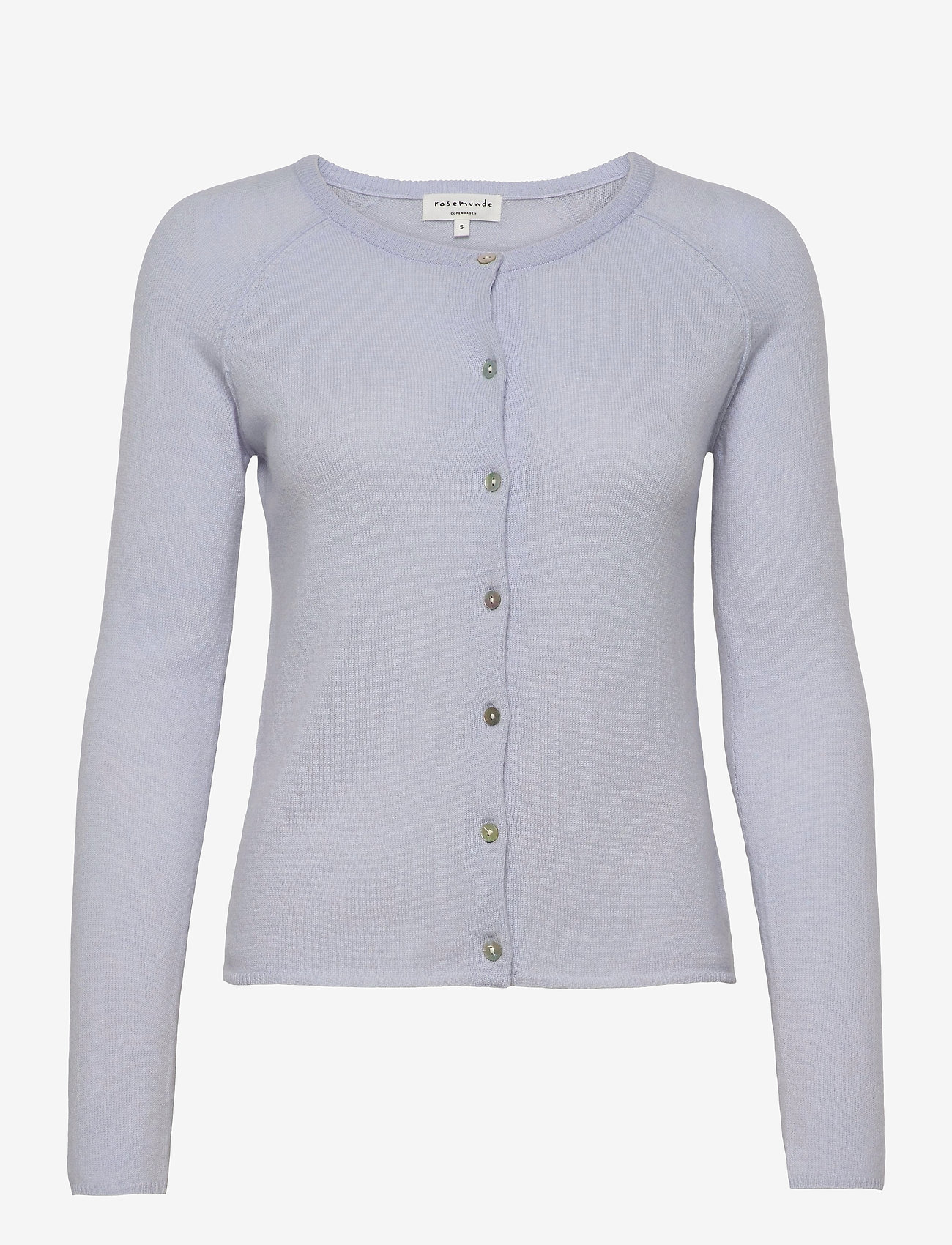Rosemunde - RWLaica LS O-neck Raglan Cardigan - cashmere - heather sky - 0