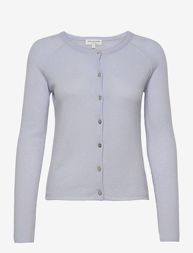 Rosemunde - RWLaica Cashmere LS O-neck Raglan C - cashmere - heather sky - 0
