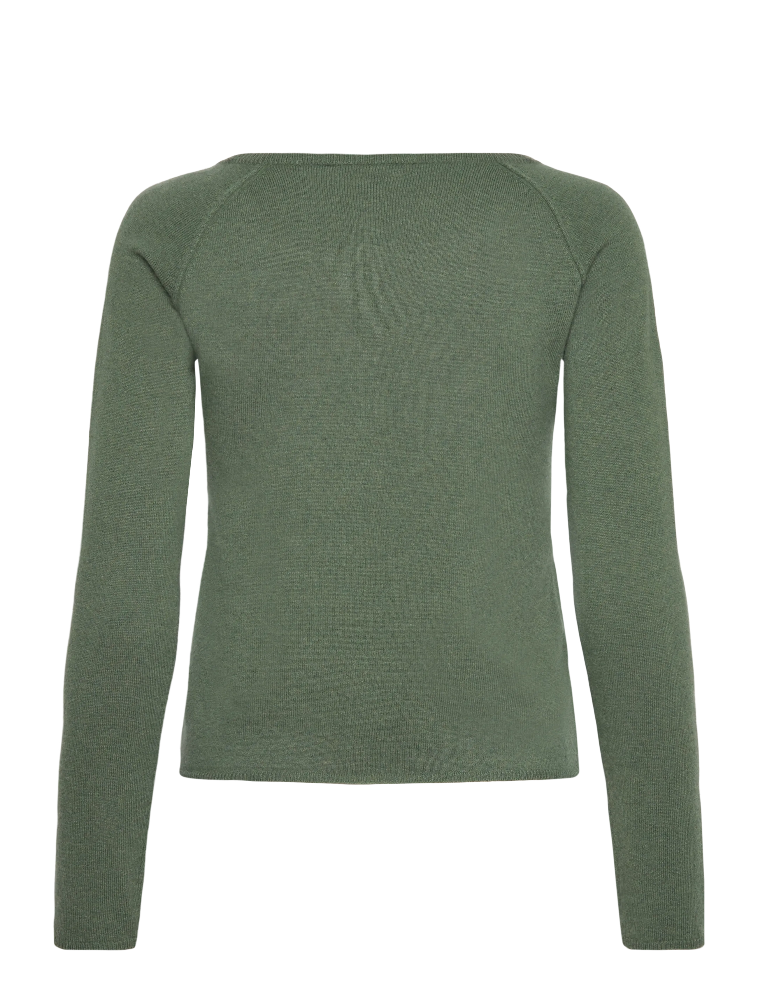 Rosemunde - RWLaica Cashmere LS O-neck Raglan Cardigan - kasjmier - laurel wreath - 1