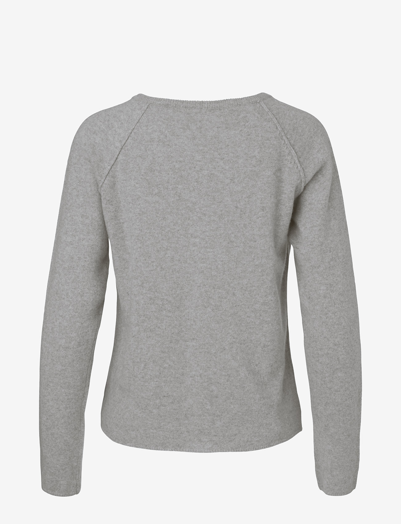 Rosemunde - RWLaica LS O-neck Raglan Cardigan - cashmere - light grey melange - 2