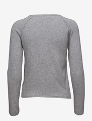 Rosemunde - Wool & cashmere cardigan - cardigans - light grey melange - 2