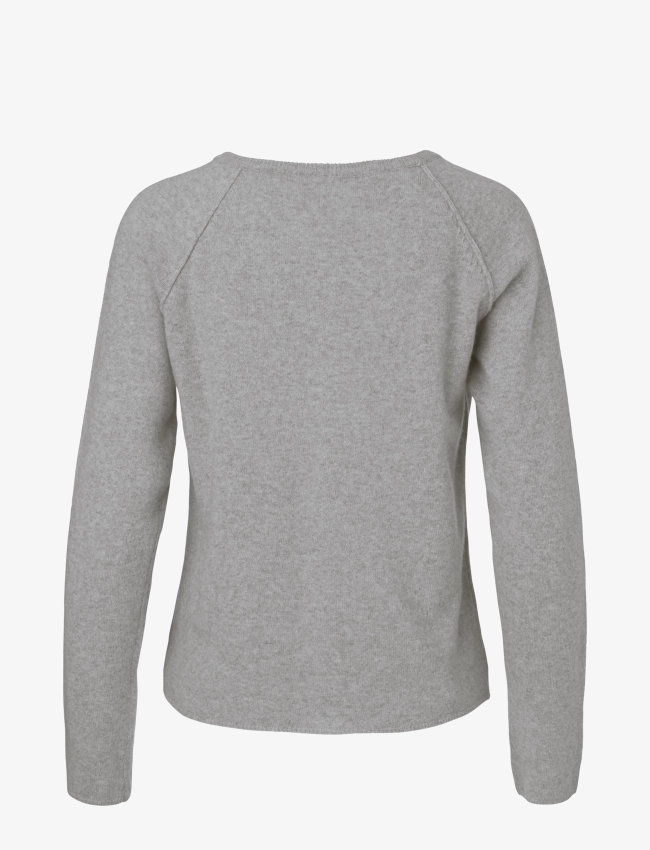 Rosemunde - RWLaica Cashmere LS O-neck Raglan C - cashmere - light grey melange - 2