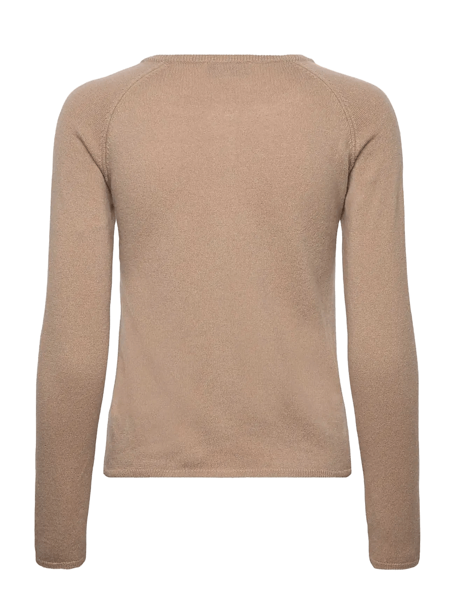 Rosemunde - RWLaica Cashmere LS O-neck Raglan Cardigan - kaschmir - mocha meringue - 2