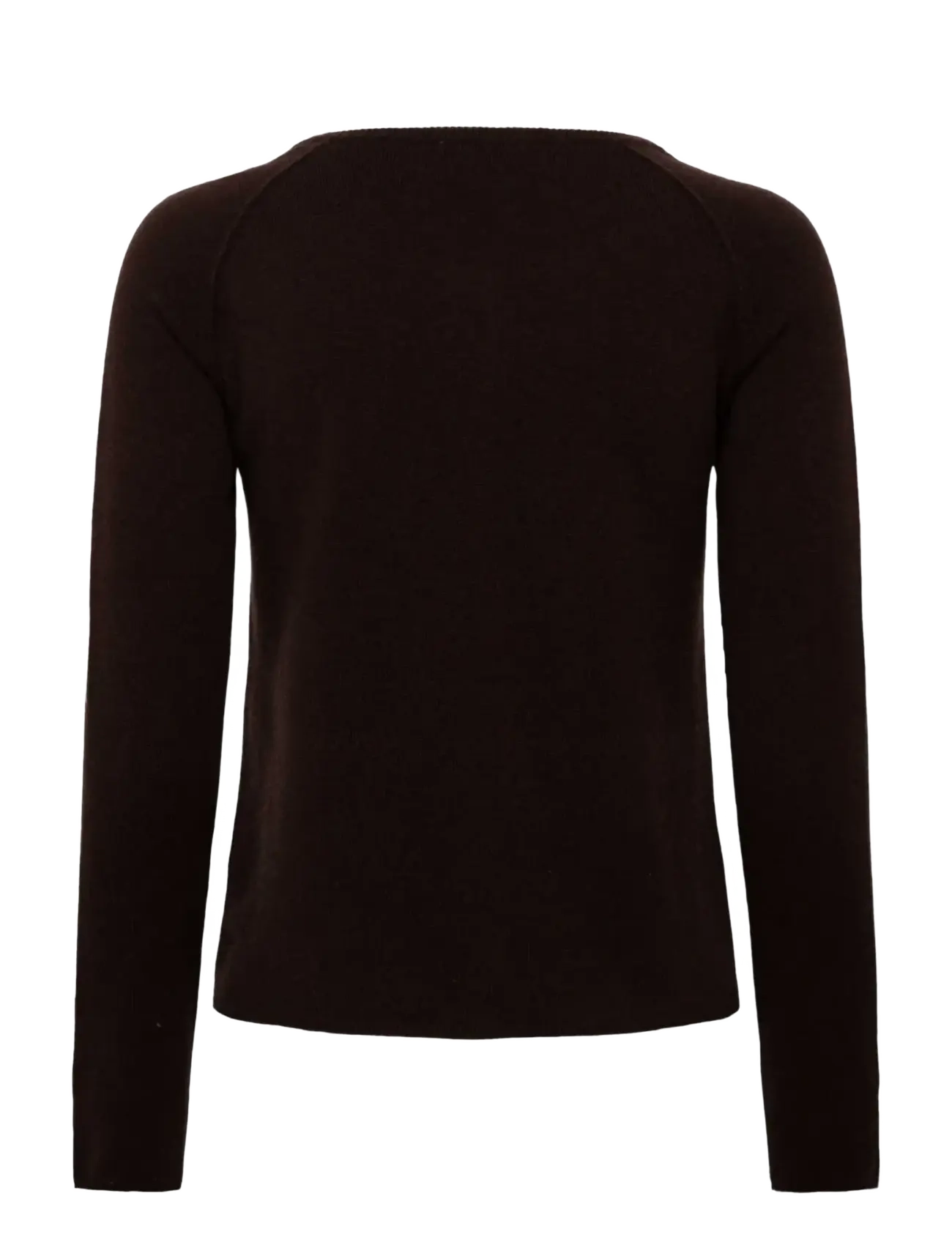 Rosemunde - RWLaica Cashmere LS O-neck Raglan Cardigan - kašmiir - mole - 1