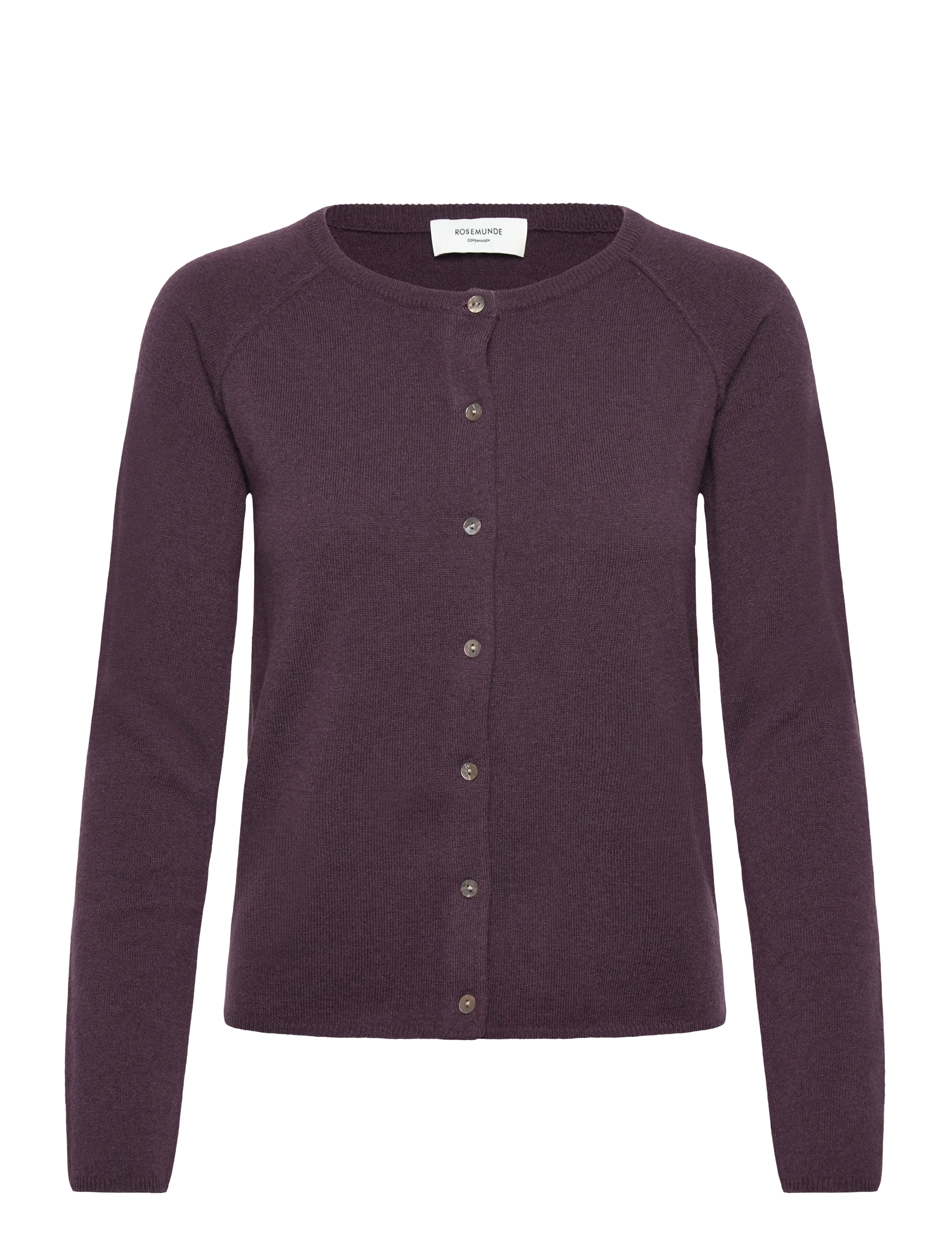 Rosemunde RWLaica LS O-neck Raglan Cardigan - Kleding - PLUM PERFECT / purple
