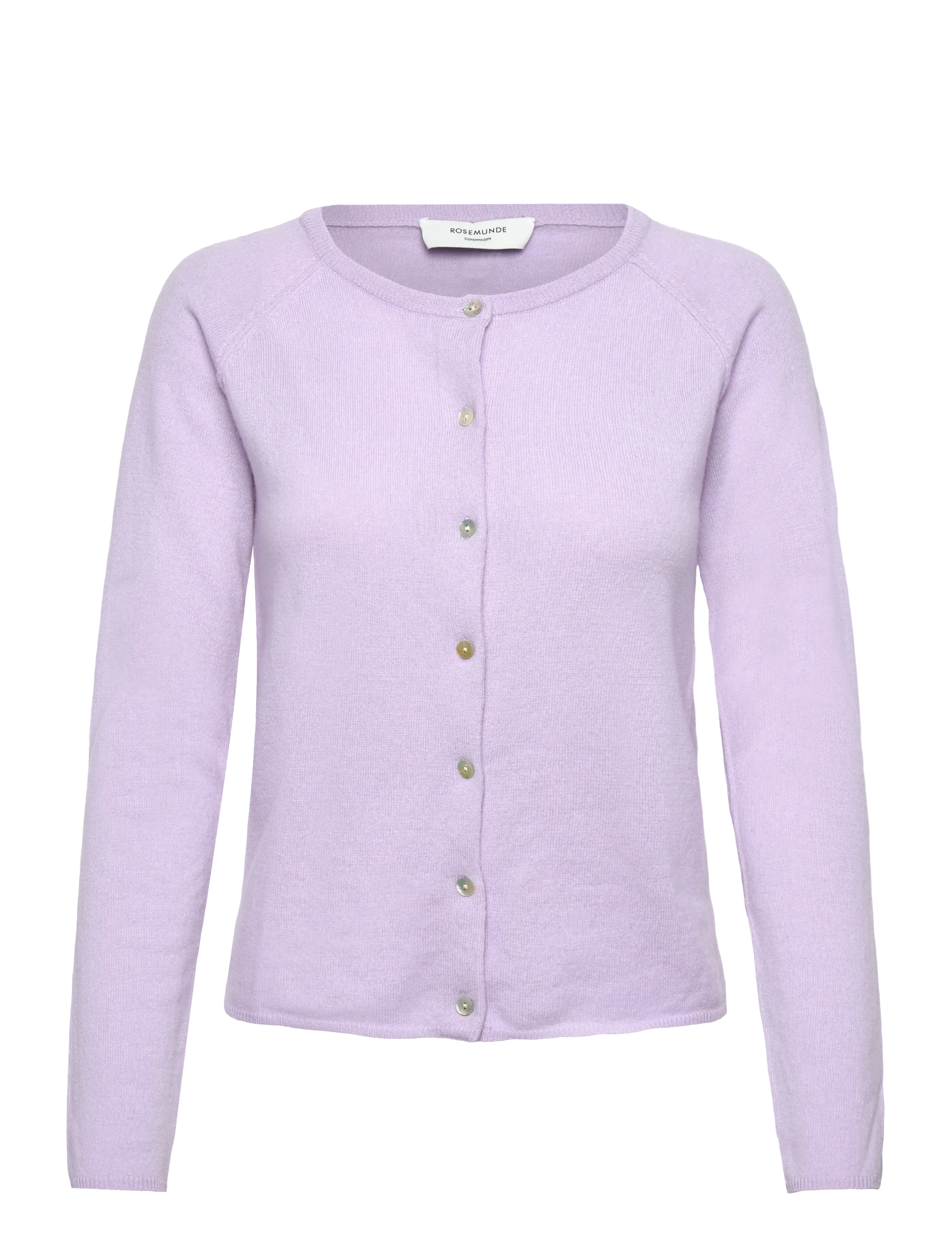 Rosemunde RWLaica LS O-neck Raglan Cardigan - Kleding - PURPLE HEATHER / purple