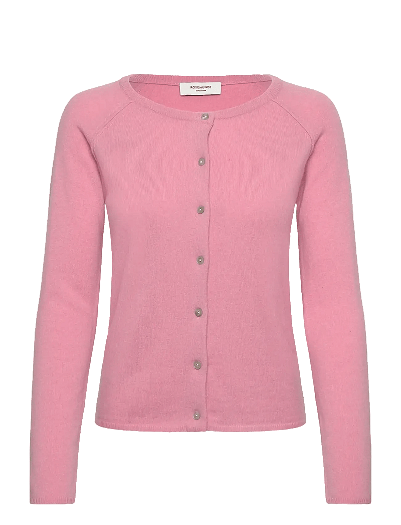 Rosemunde - RWLaica Cashmere LS O-neck Raglan Cardigan - kaschmir - sea pink - 1