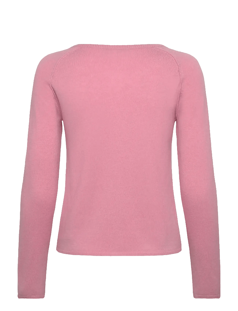Rosemunde - RWLaica Cashmere LS O-neck Raglan Cardigan - kaschmir - sea pink - 2