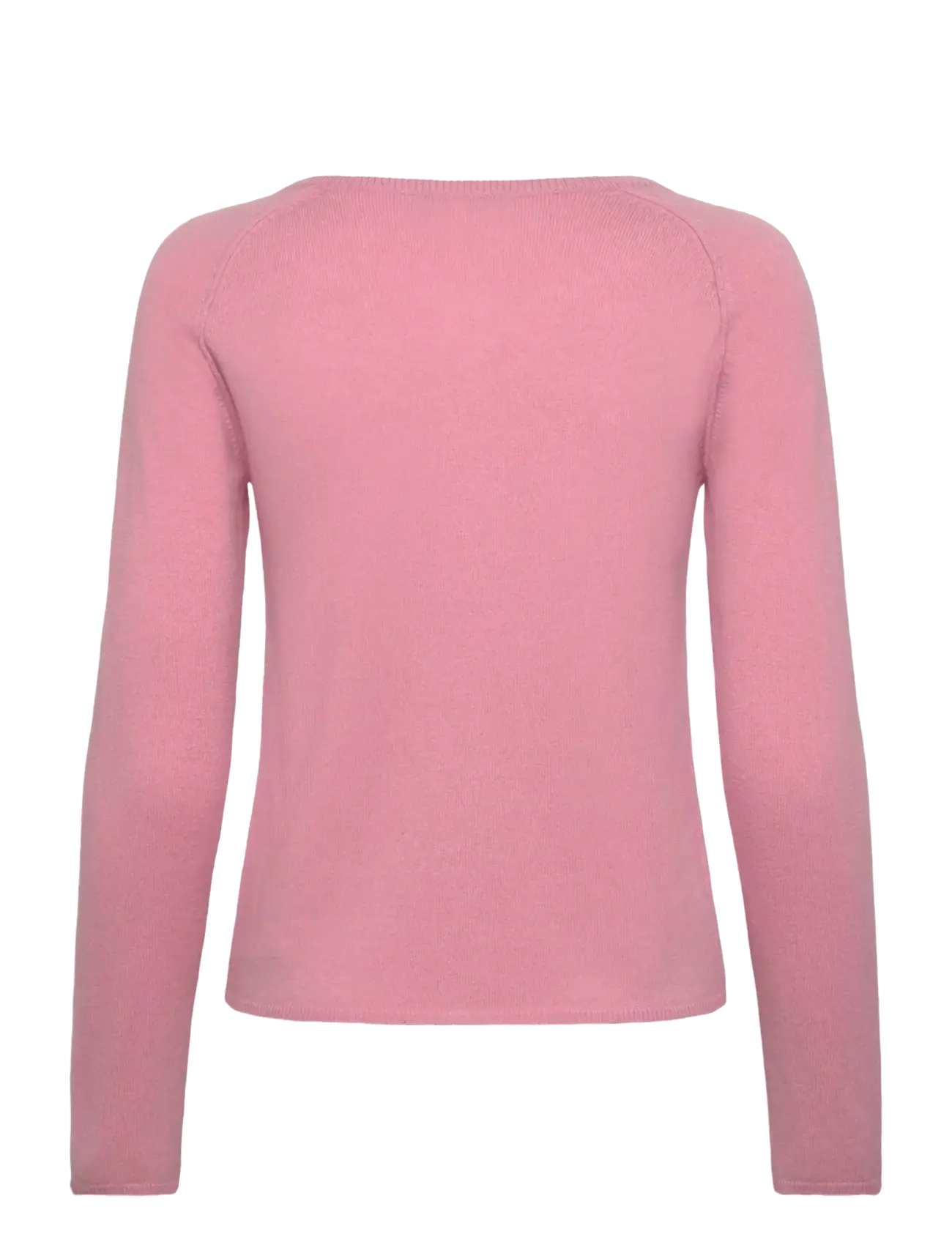 Rosemunde - RWLaica Cashmere LS O-neck Raglan C - cardigans - sea pink - 2