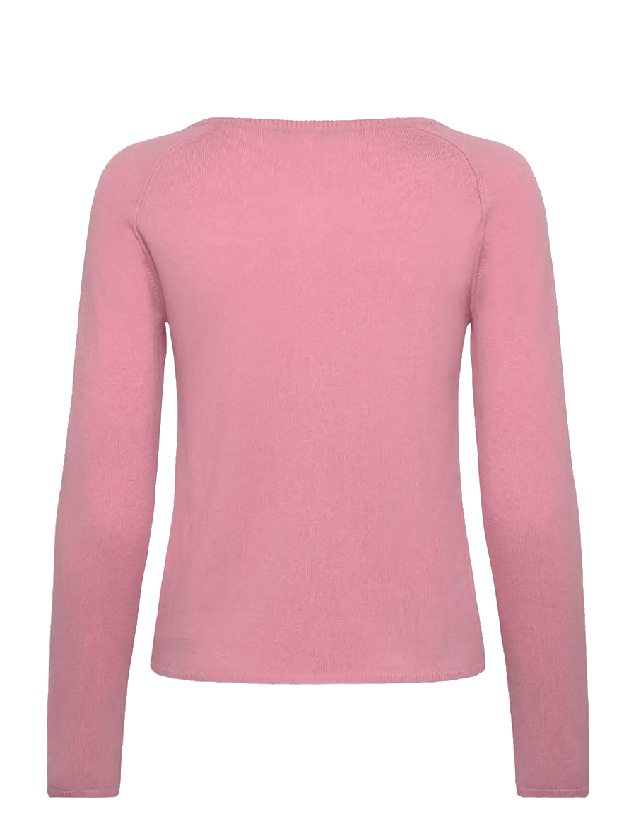 Rosemunde - RWLaica LS O-neck Raglan Cardigan - kaschmir - sea pink - 2