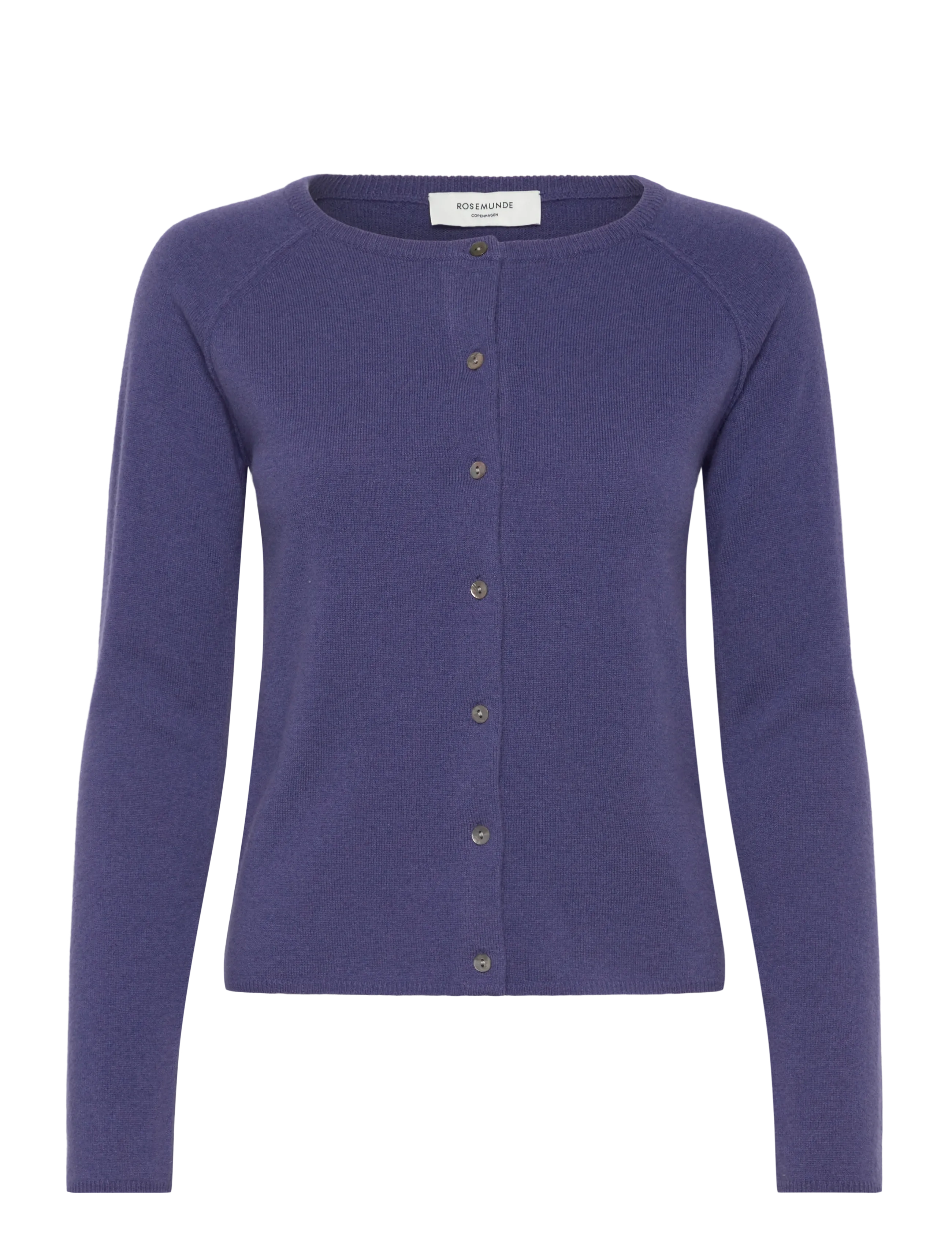 Rosemunde RWLaica Cashmere LS O-neck Raglan C - Strickmode - SKIPPER BLUE / purple