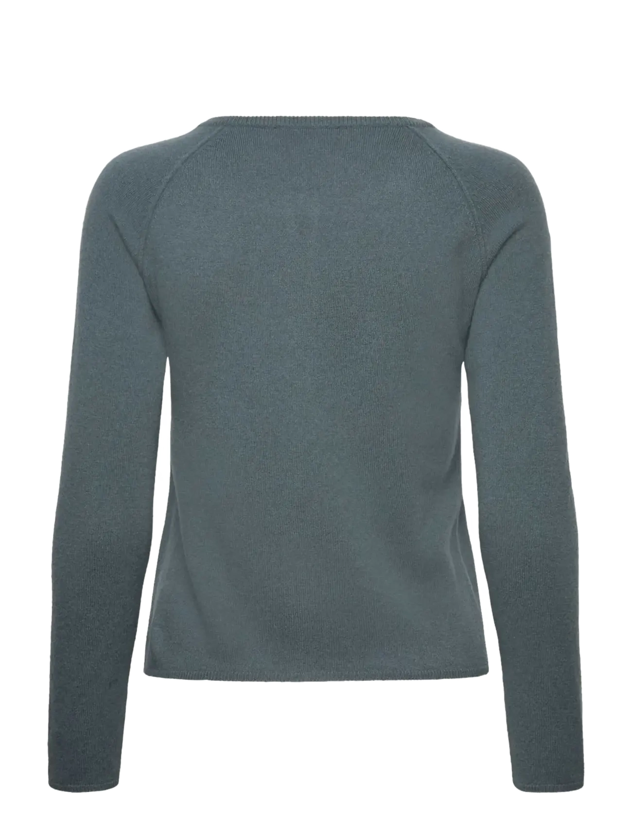 Rosemunde - RWLaica Cashmere LS O-neck Raglan Cardigan - kaschmir - stormy weather - 1