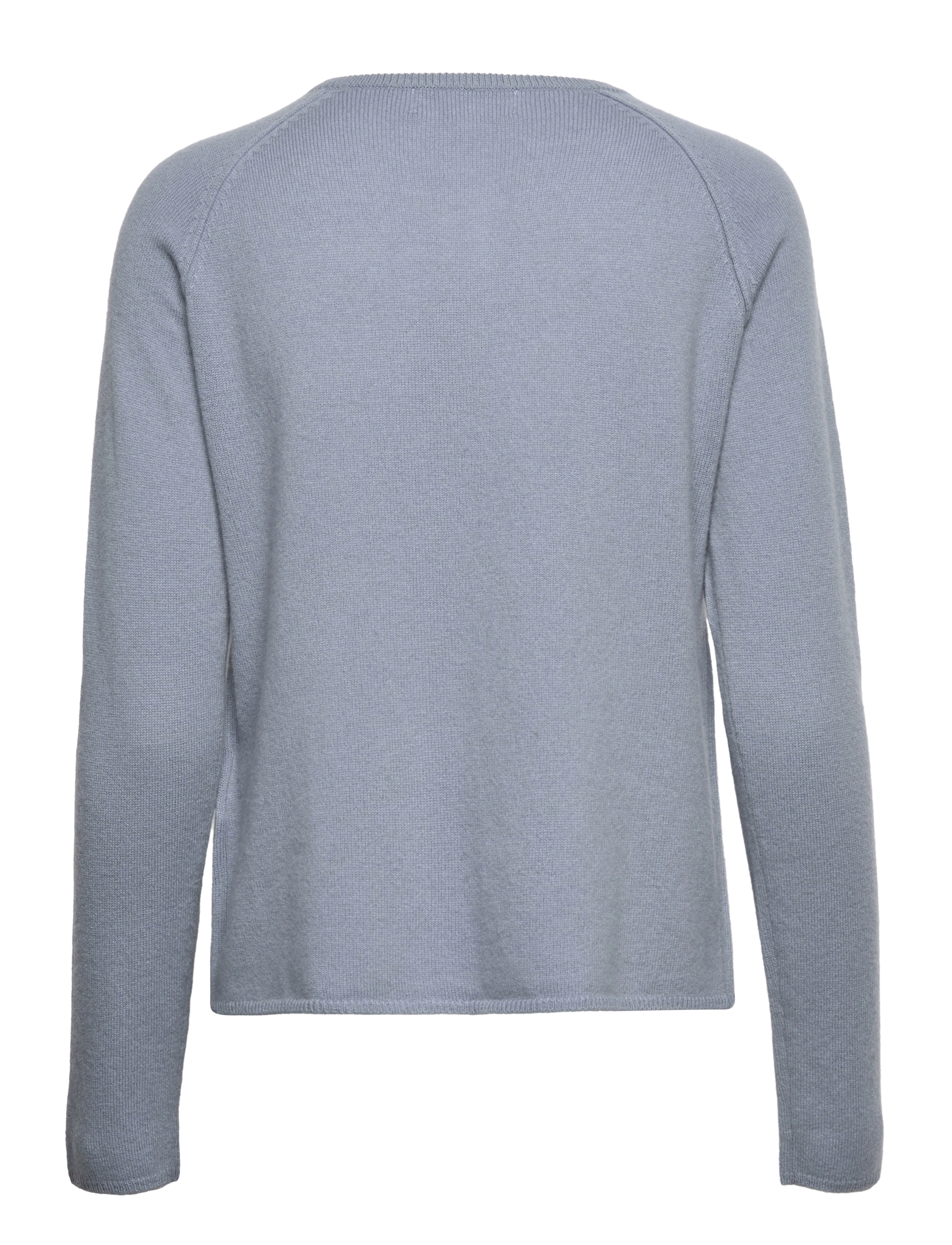 Rosemunde - RWLaica Cashmere LS O-neck Raglan C - koftor - tradewinds - 1