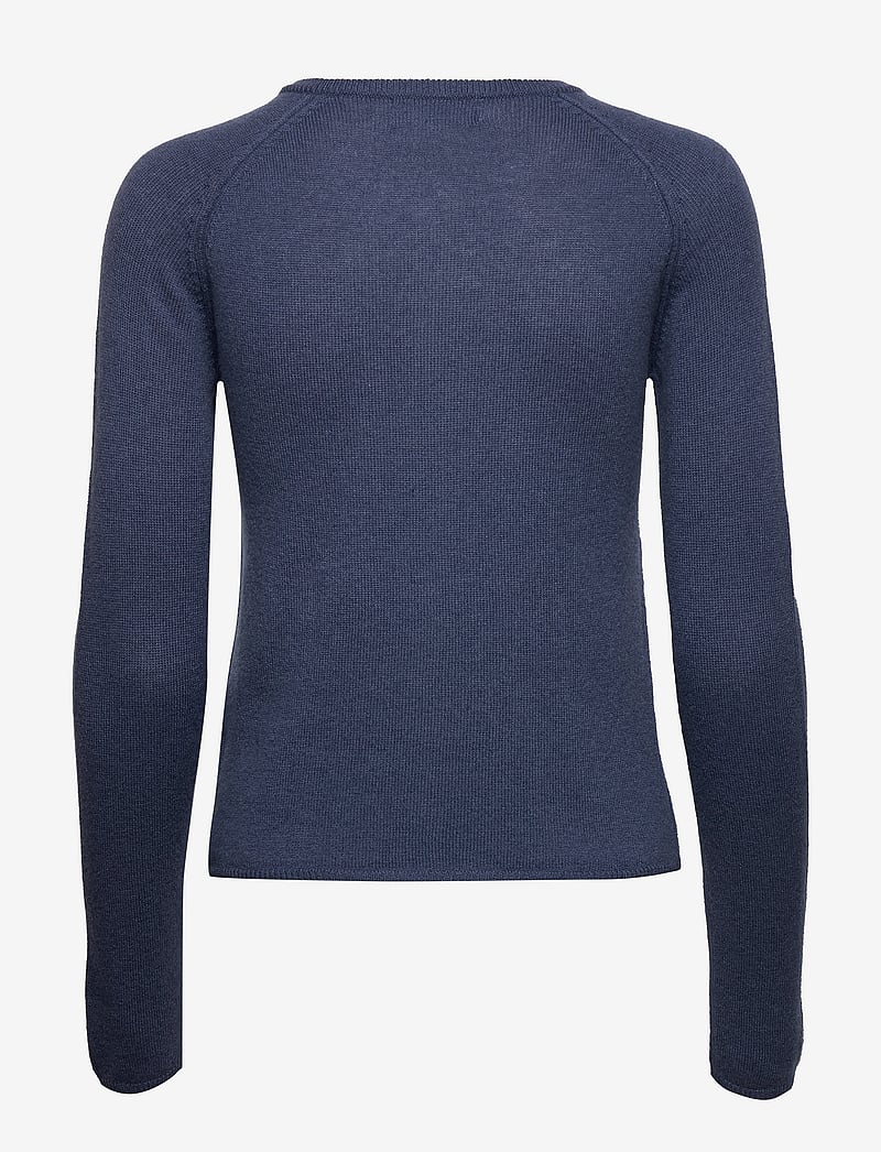 Rosemunde - RWLaica Cashmere LS O-neck Raglan C - kashmir - true navy - 1
