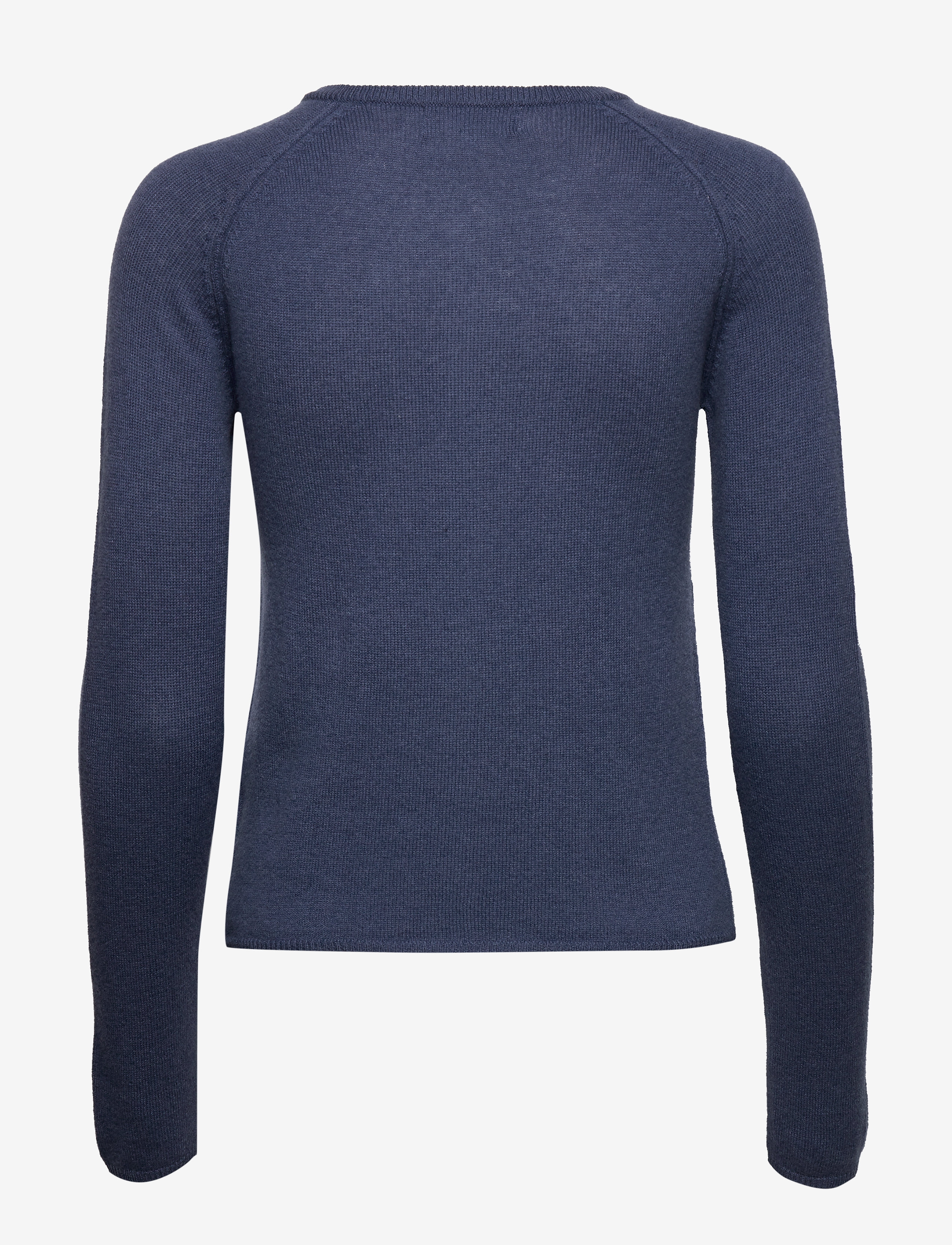 Rosemunde - RWLaica Cashmere LS O-neck Raglan C - cardigans - true navy - 1