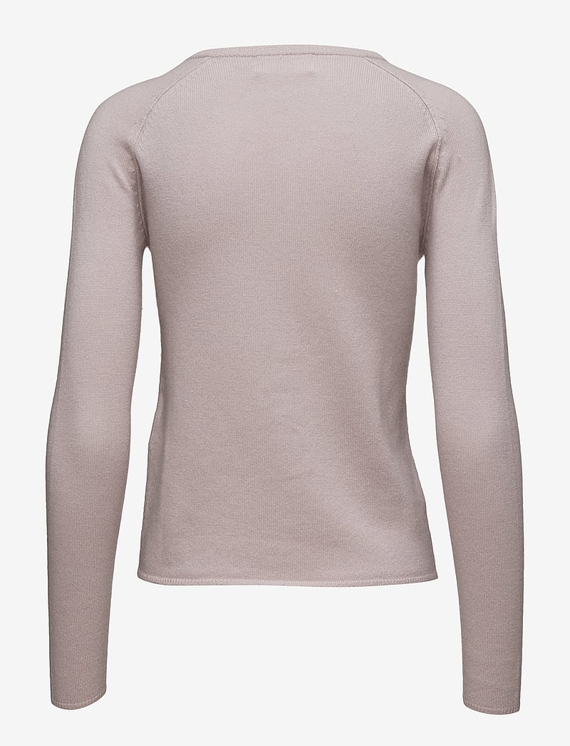 Rosemunde - RWLaica Cashmere LS O-neck Raglan Cardigan - kaschmir - vintage powder - 1